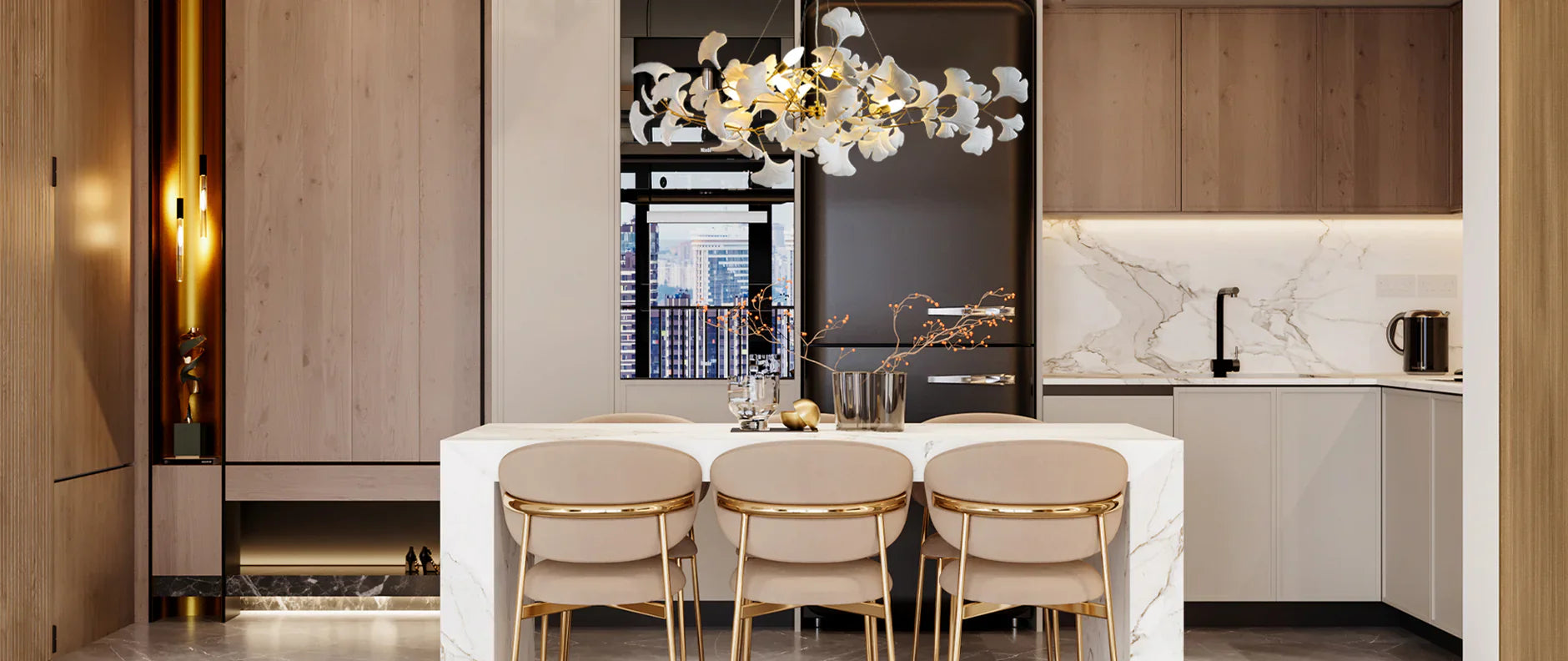 Gingko Chandelier: A Fusion of Art and Nature