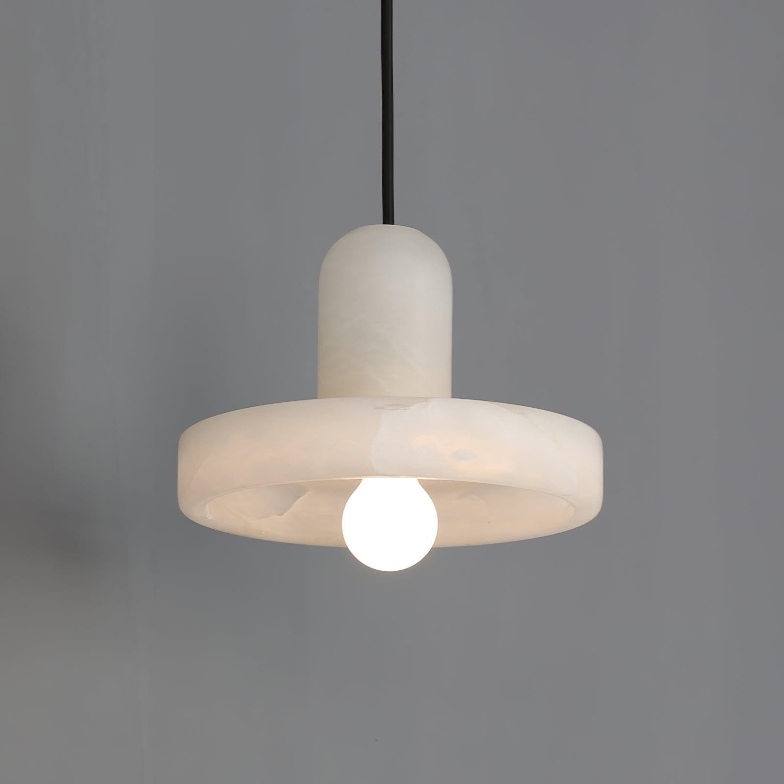 Carrara Pendant Alabaster - Alabaster, Alabaster Pendant-1-Luxehomezone
