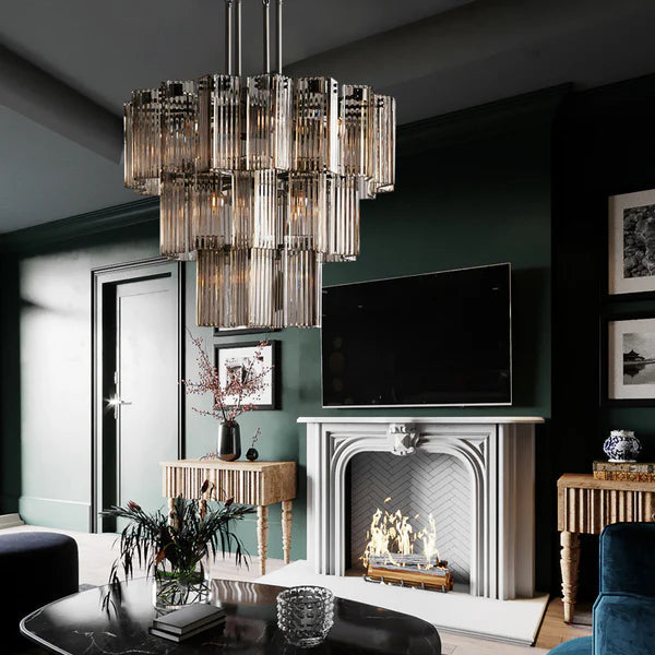 Delsie Round Chandelier 38"