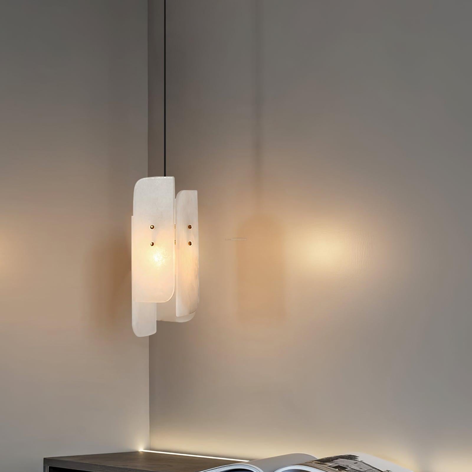 Megalith Alabaster Mini  Pendant Light - Alabaster, Alabaster Pendant-1-Luxehomezone