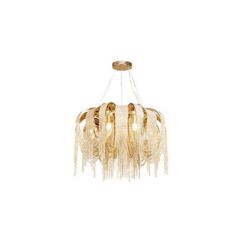 Length Chains Chandelier ∅ 23.6″ - Tassel-1-Luxehomezone