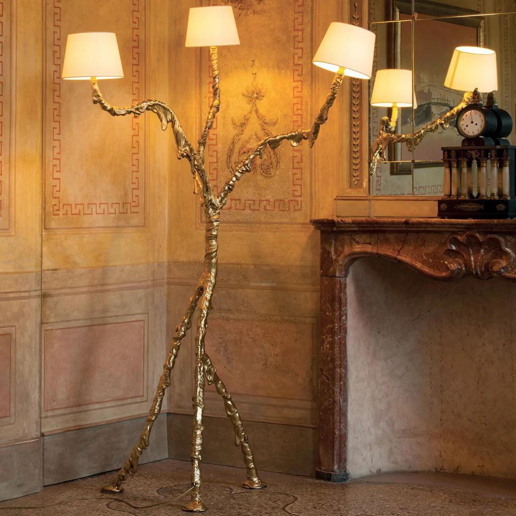 Ines Floor Lamp ∅ 31.5″ - Drapery-1-Luxehomezone