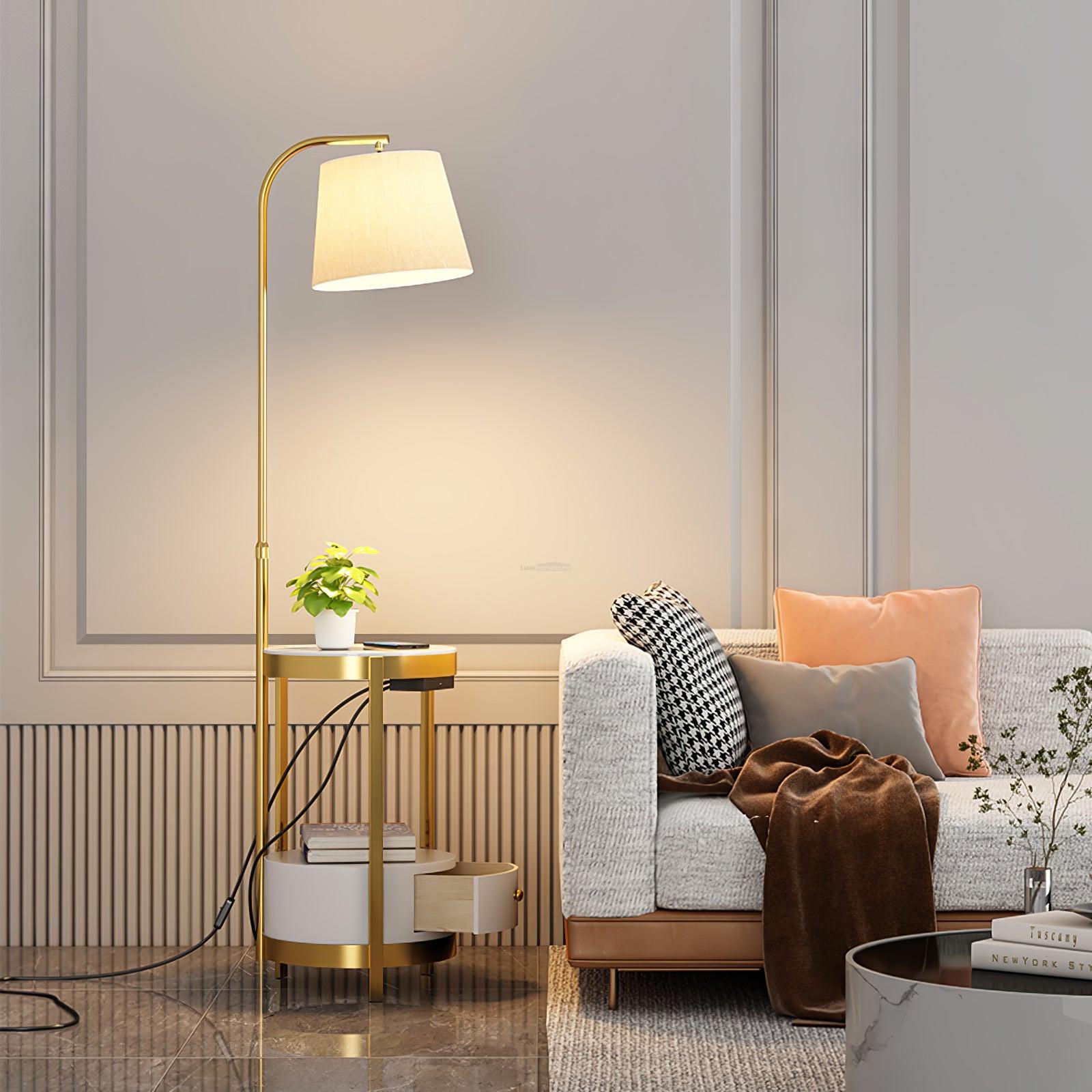 Lilah Floor Lamp ∅ 13.8″ - Luxehomezone