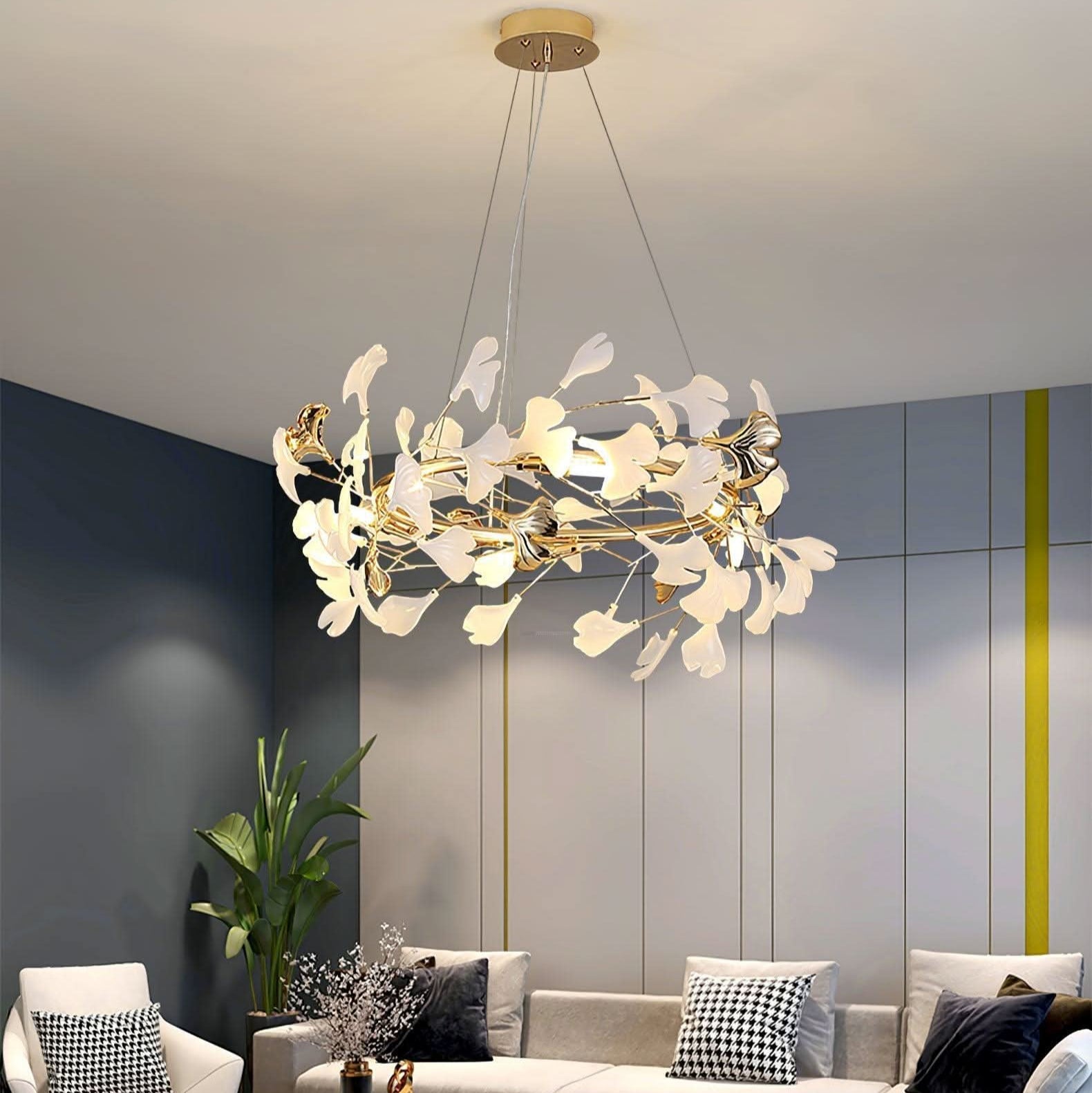 Gingko Chandelier Style U - Luxehomezone