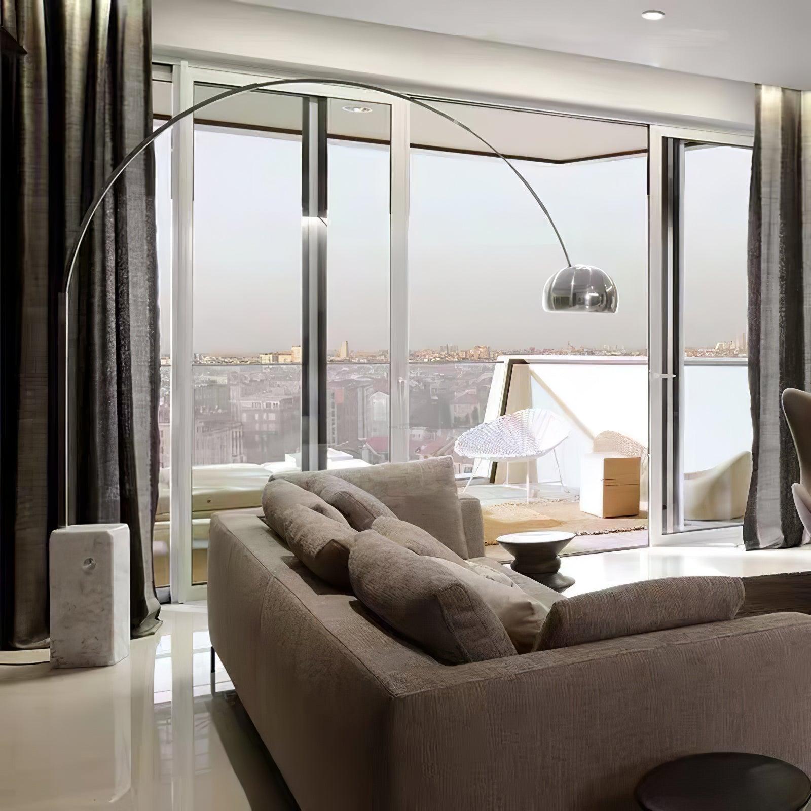 Arco Floor Light - Alabaster-1-Luxehomezone