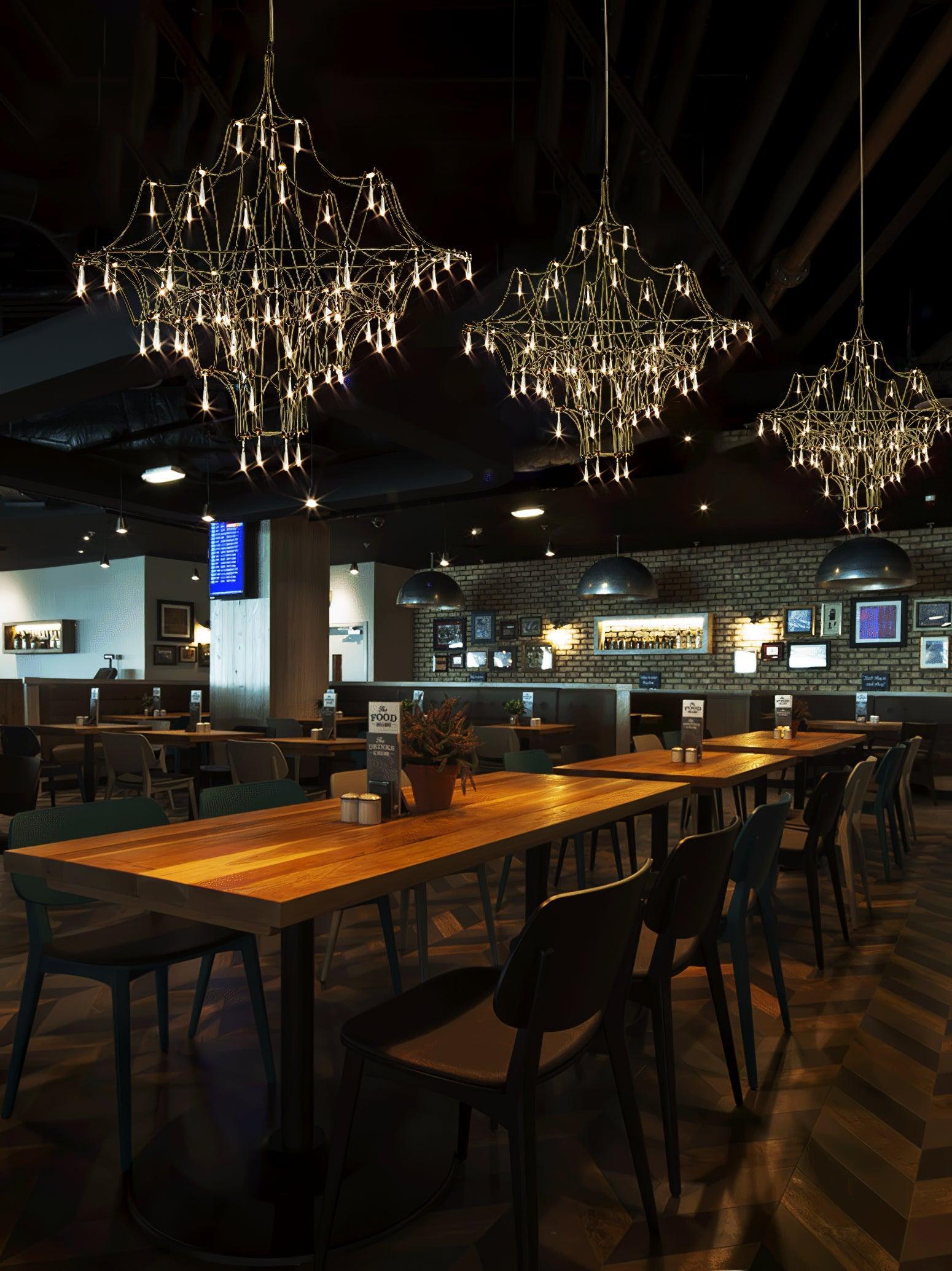 Candle Style Mira Chandeliers ∅ 23.6″ ∅ 31.5″ - Candle-1-Luxehomezone