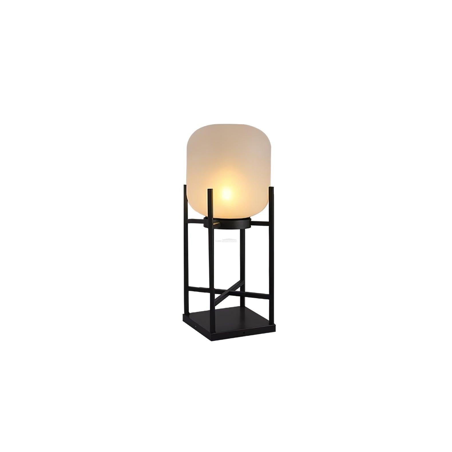 Lantern Solar Floor Lamp for Outdoor - Cube-1-Luxehomezone