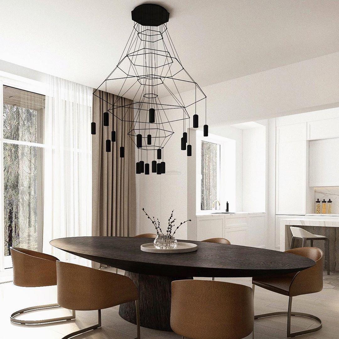 Lines Chandelier with 43/46 heads - Luxehomezone