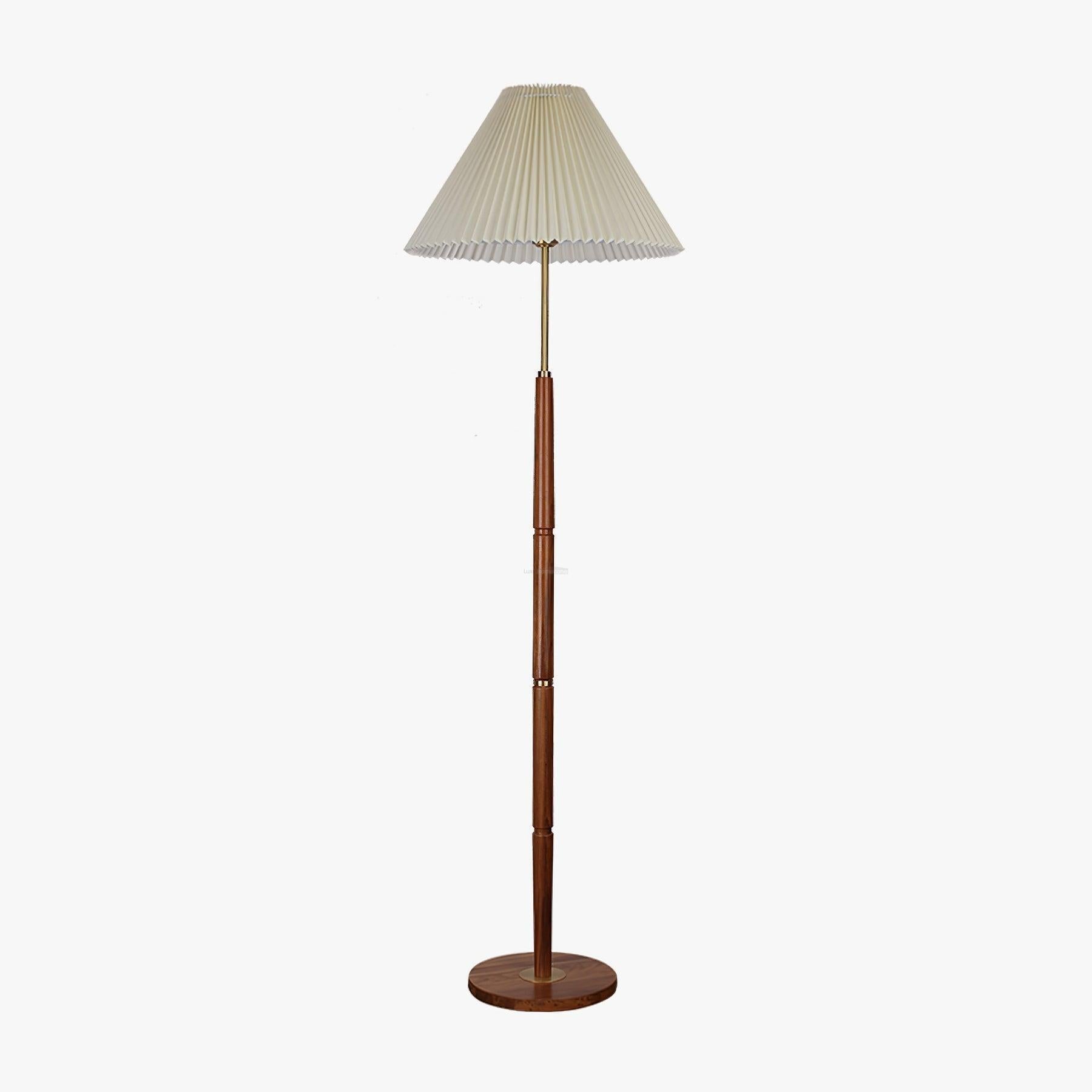Pleated Floor Lamp ∅ 17.7″ - Luxehomezone