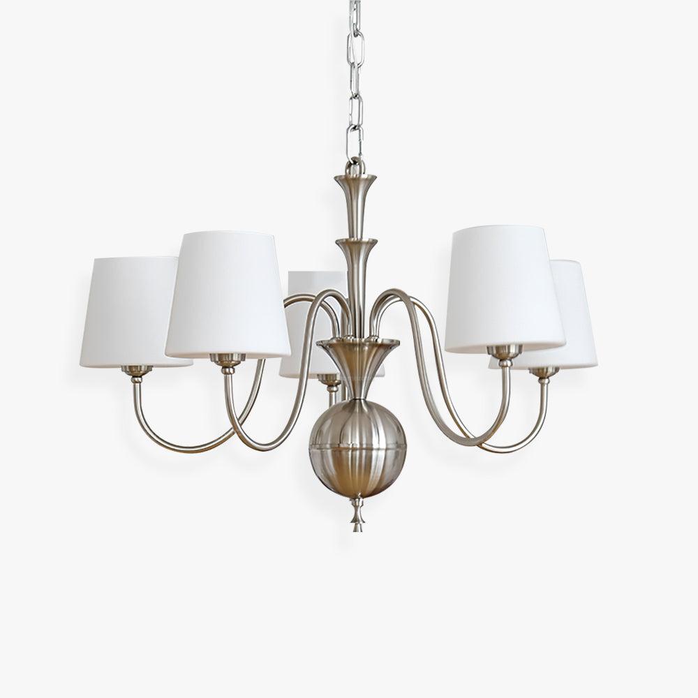 Shabby Chandelier ∅ 23.6″ - Bend, Marshmallow Chandelier-1-Luxehomezone