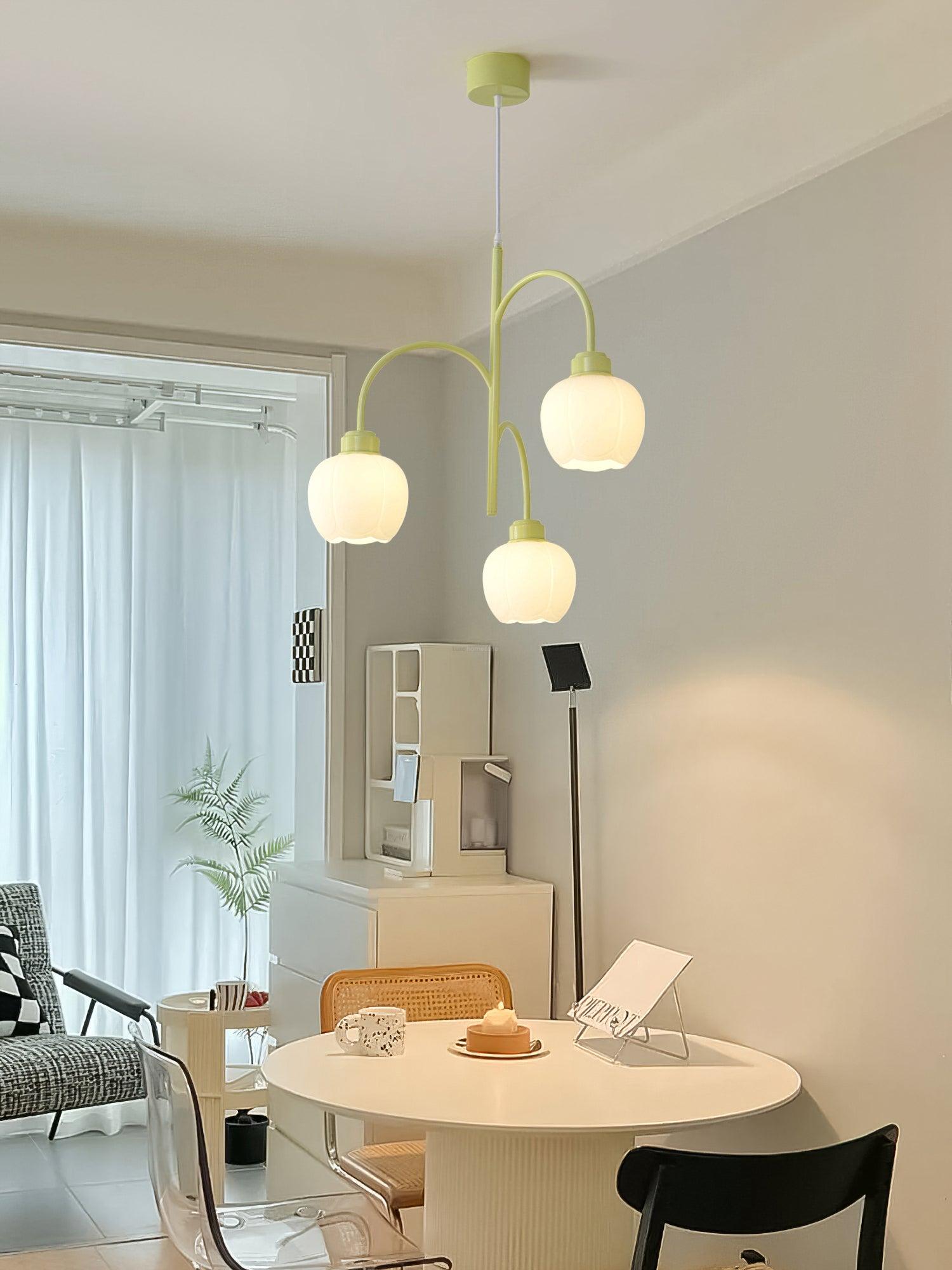 Lustra Flower Chandelier Dia 45cm - Zahara-1-Luxehomezone