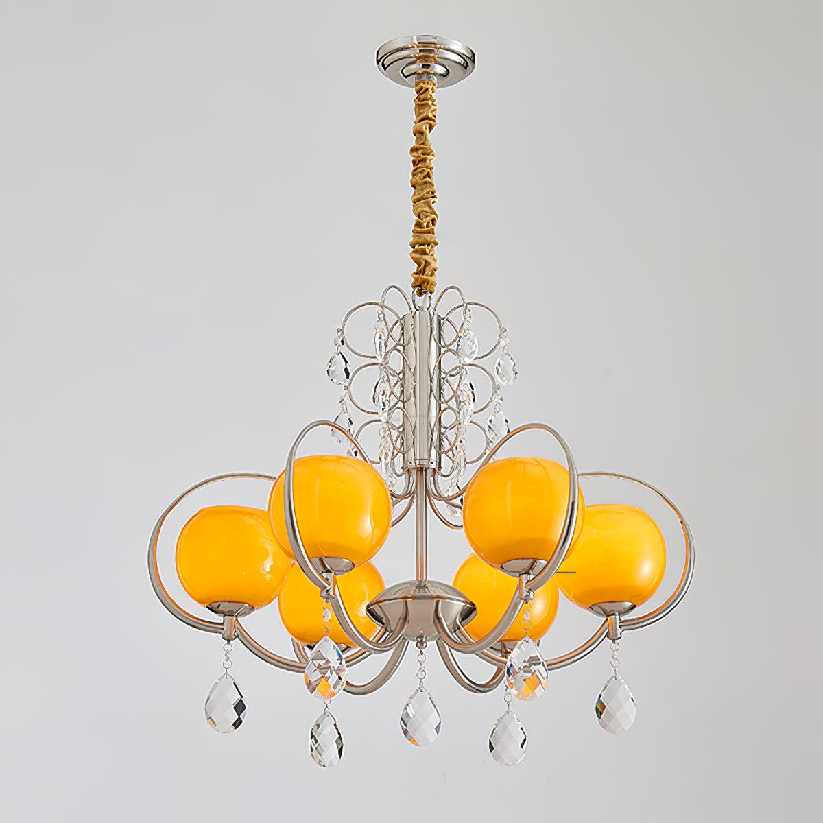 Doria Crystal Chandelier with 6/8/10 heads - Luxehomezone