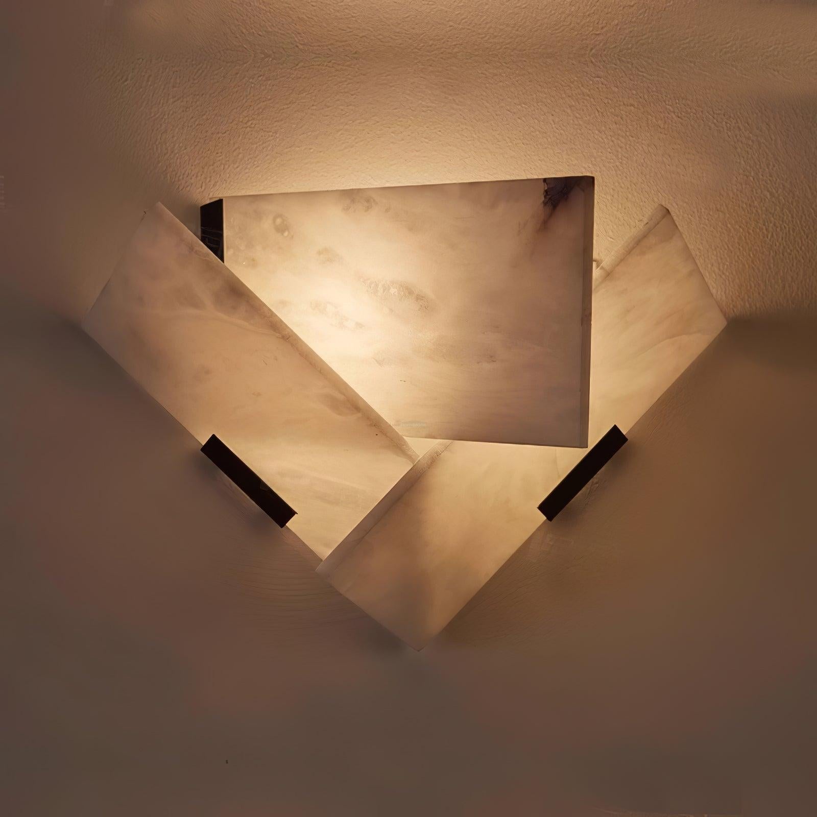 Fly Alabaster Wall Sconce - Alabaster, Alabaster Wall Lamp-1-Luxehomezone