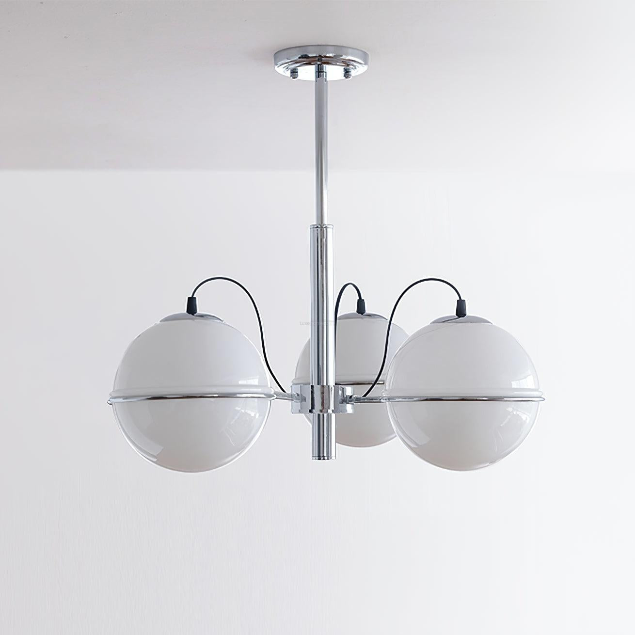 McCarren Chandelier ∅ 20.5″ - Bend, Marshmallow Chandelier-1-Luxehomezone