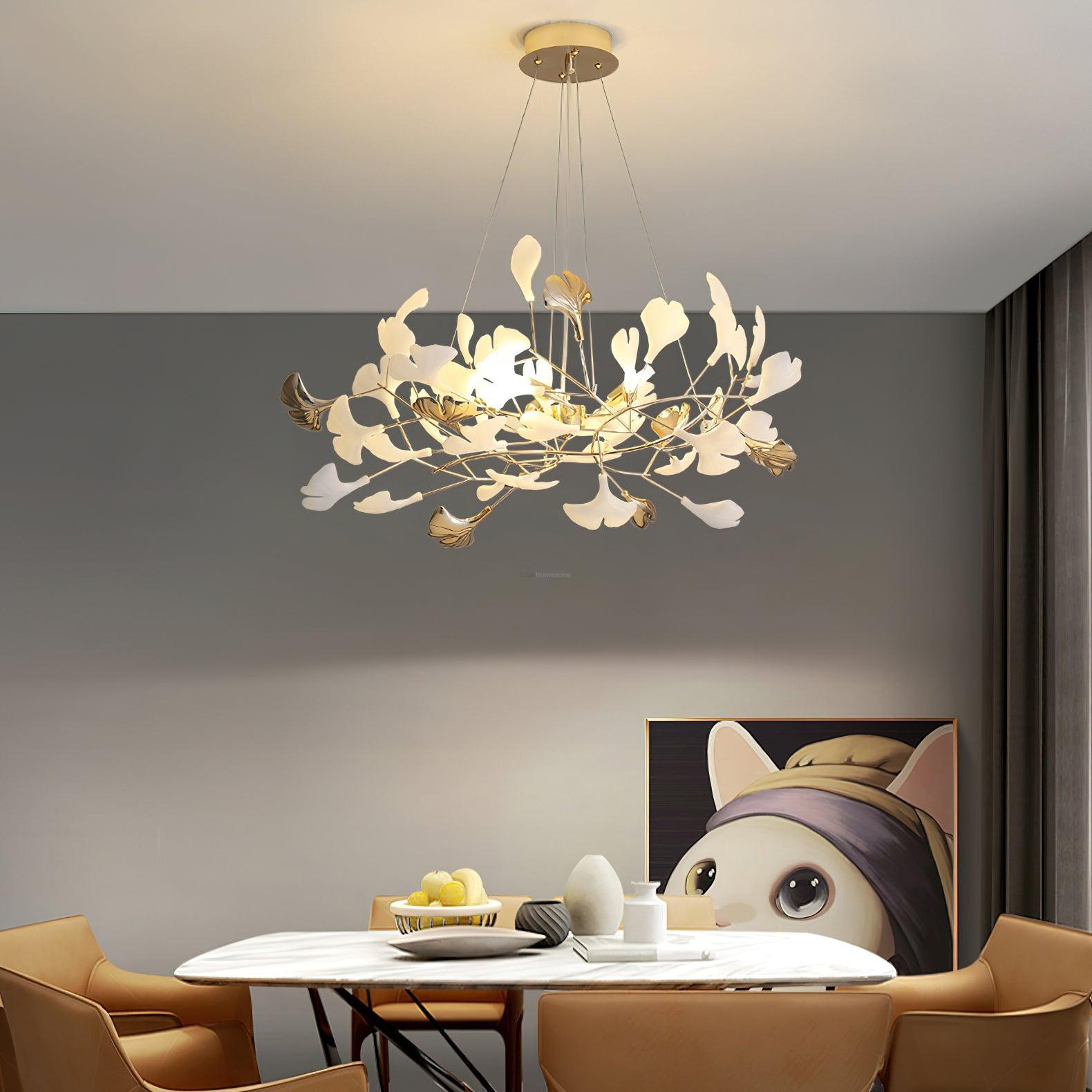Gingko Chandelier Style R - Gingko, Gingko Chandelier-1-Luxehomezone