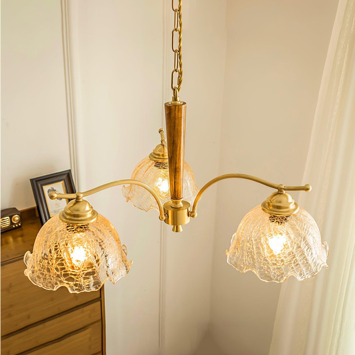 Crack Flower Chandelier ∅ 11.8″ - Luxehomezone