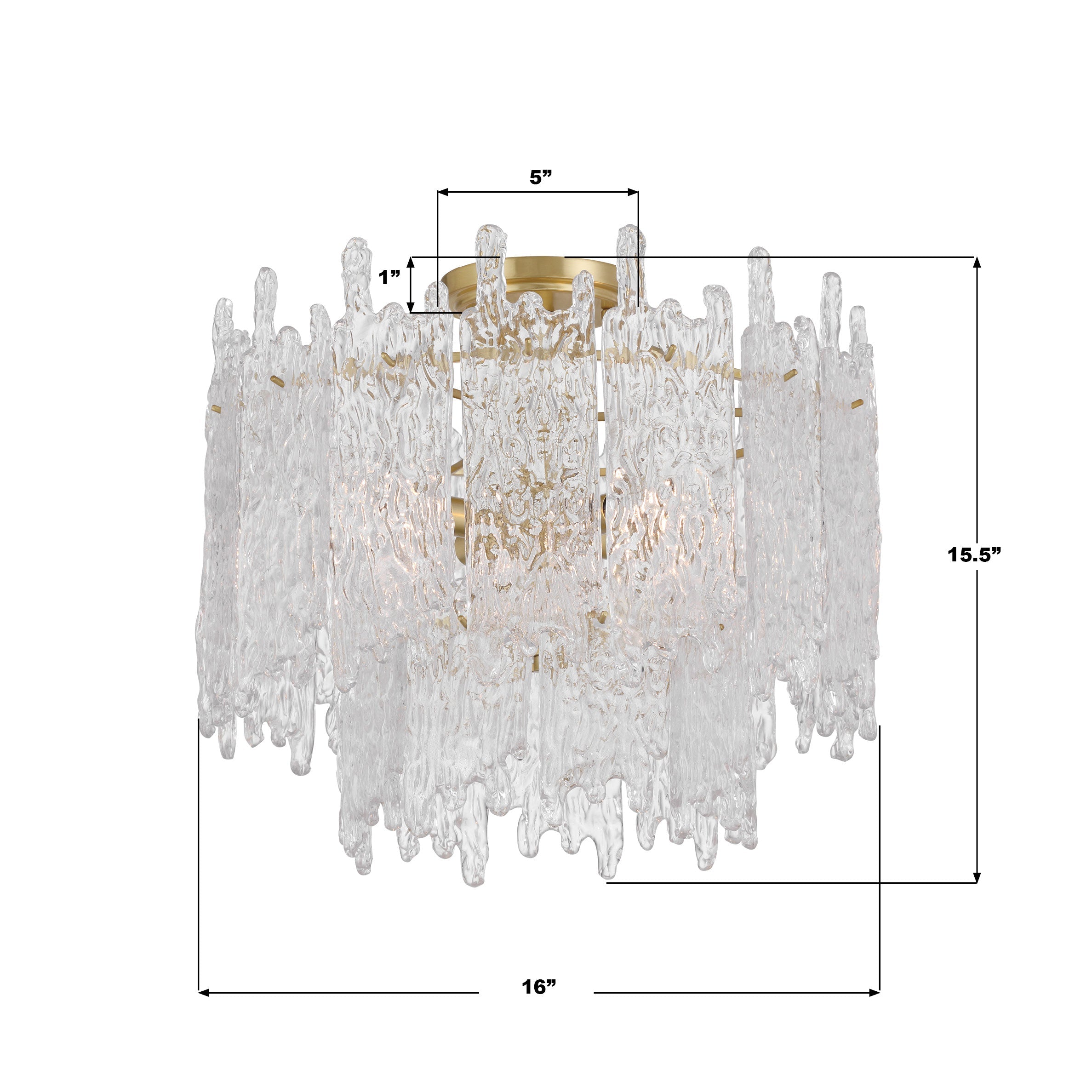 Libby Langdon Ackerly 3 Light Semi Flush