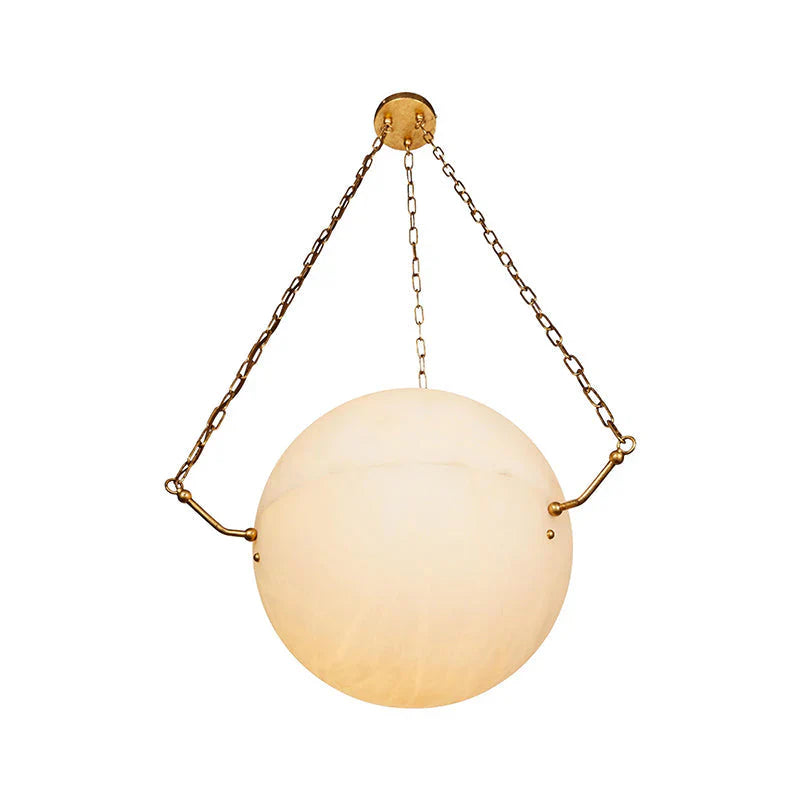 Bosso Alabaster Ball Sphere Pendant Light 11" 22"