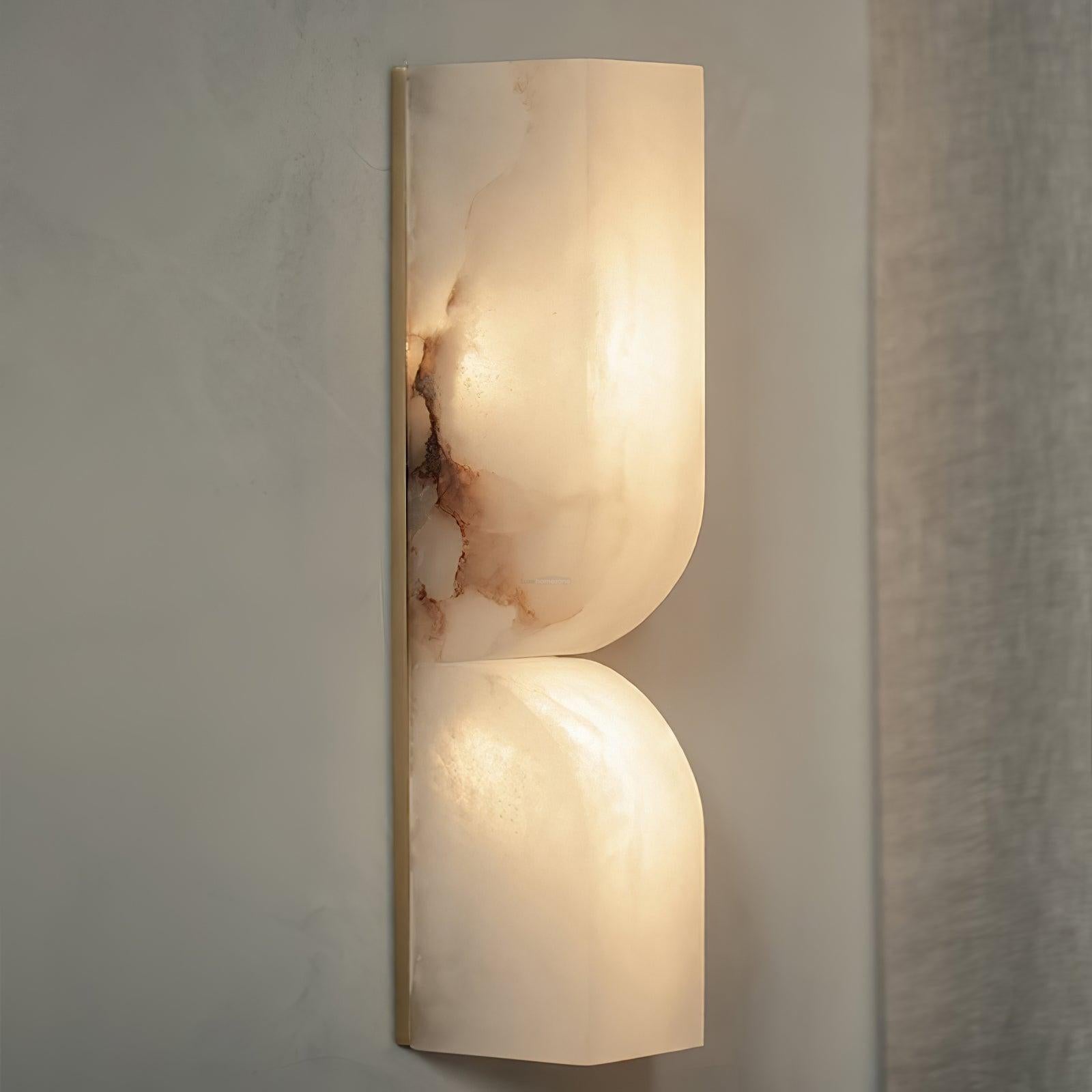 Alabaster Essence Wall Sconce L - Alabaster, Alabaster Wall Lamp-1-Luxehomezone