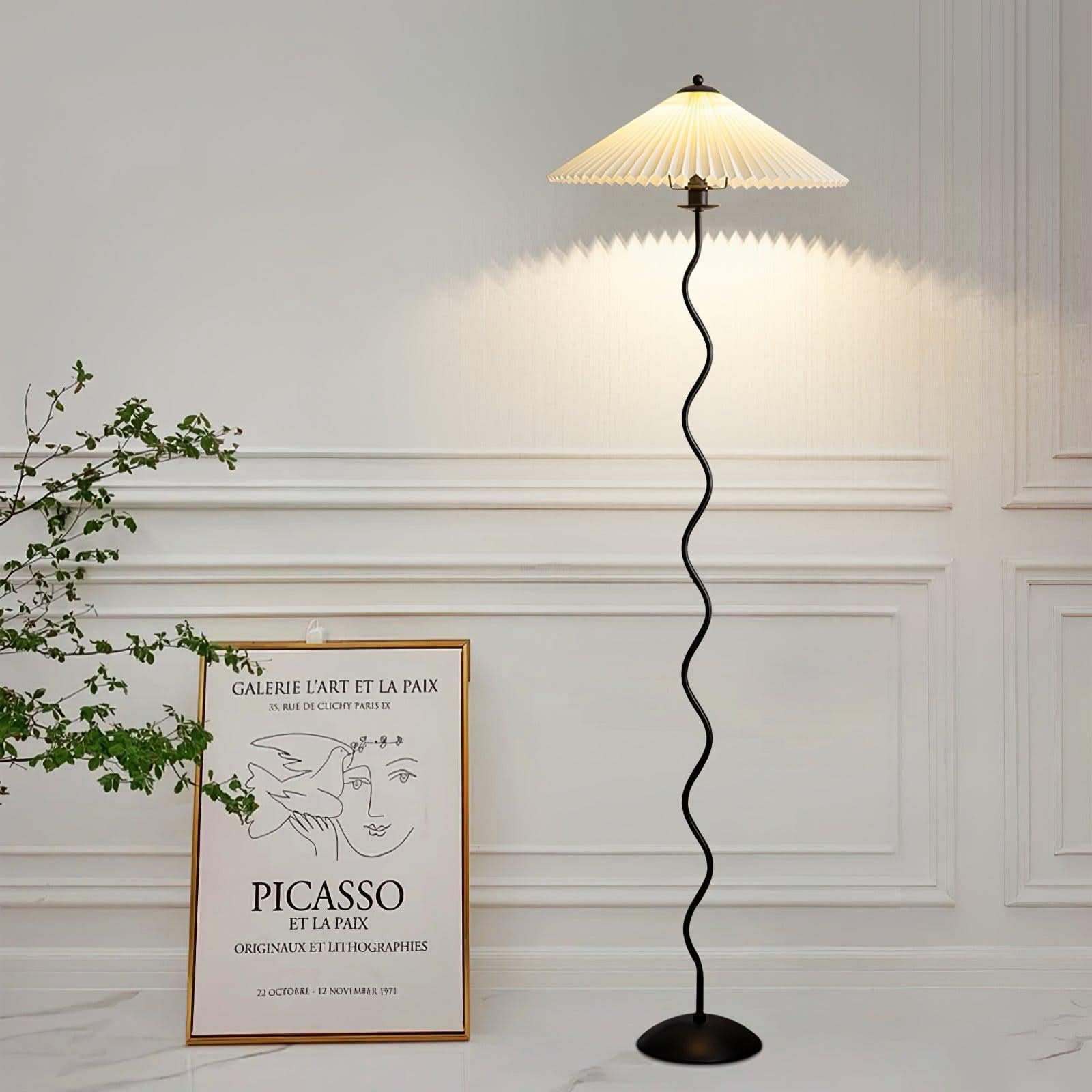 Squiggle Floor Lamp ∅ 17″ - Luxehomezone