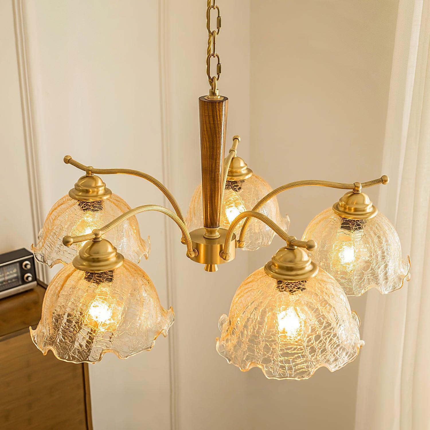 Crack Flower Chandelier ∅ 11.8″ - Luxehomezone