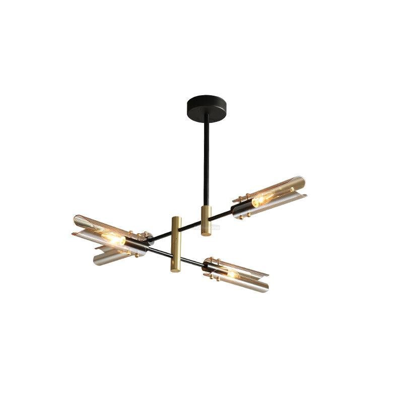 Astrid Double Chandelier with 4/6/8 heads - Tube-1-Luxehomezone