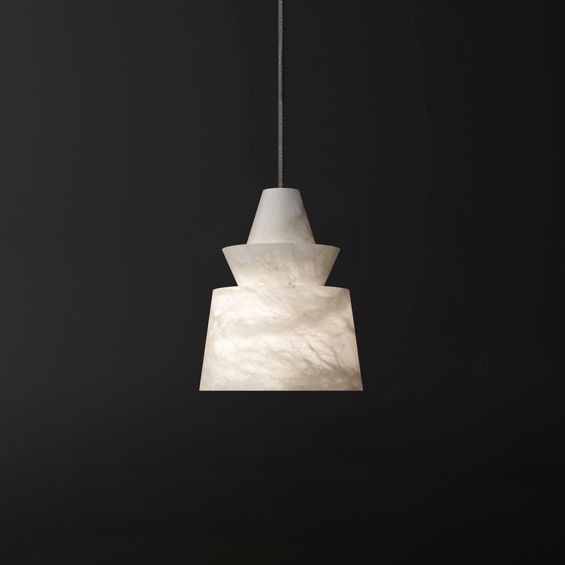 White Alabaster  Pendant Light - Luxehomezone