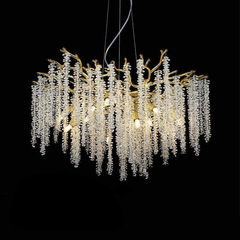Albero Crystal Chandelier with 8/10/14 heads - Branch-1-Luxehomezone