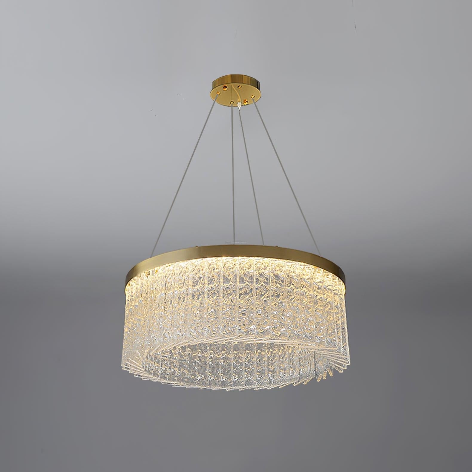 Halo Crystal Round Chandelier - Crystals-1-Luxehomezone