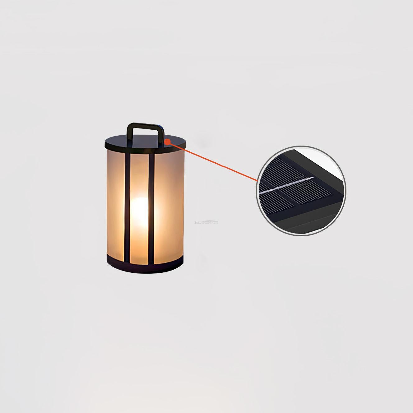 Round Pillar Acrylic Lantern Lamp for Outdoor - Luxehomezone