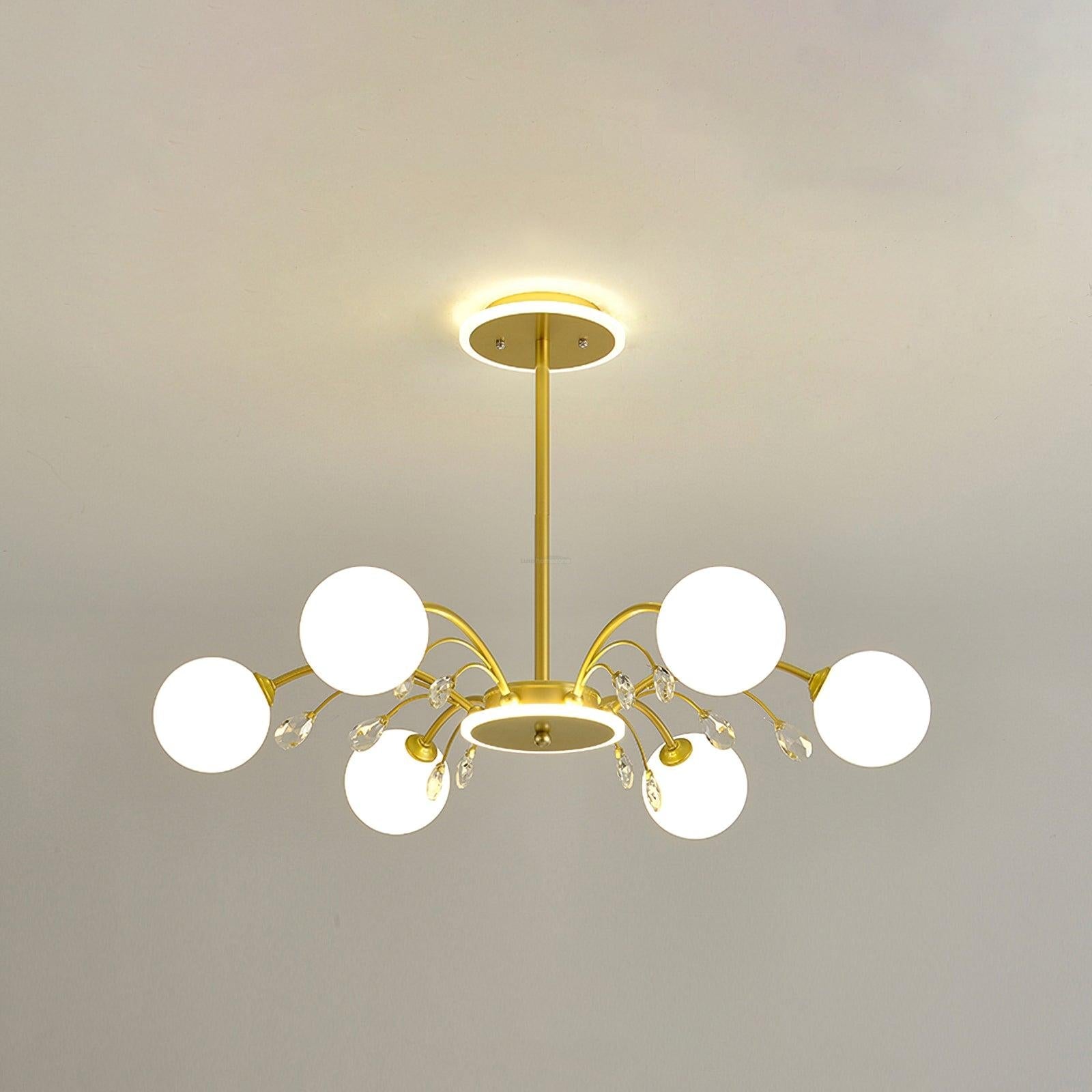 Glamorous Glass Raindrop Chandeliers with 6/8/10/12/16 heads - Bend-1-Luxehomezone