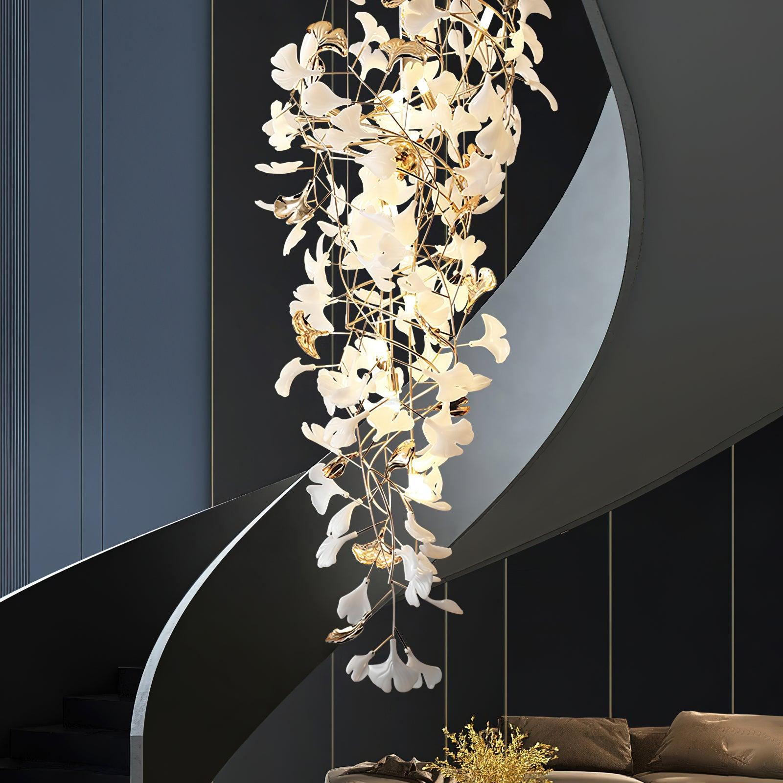 Gingko chandelier with Long Branch - Gingko, Gingko Chandelier-1-Luxehomezone