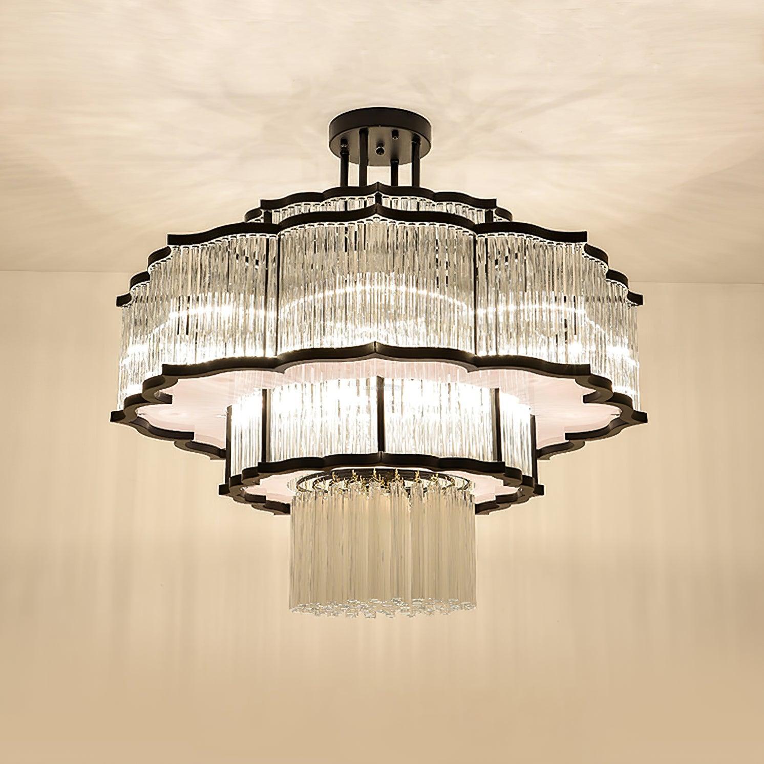 Pharo Ii Chandelier  ∅ 23.6″~39.4'' - Crystals-1-Luxehomezone