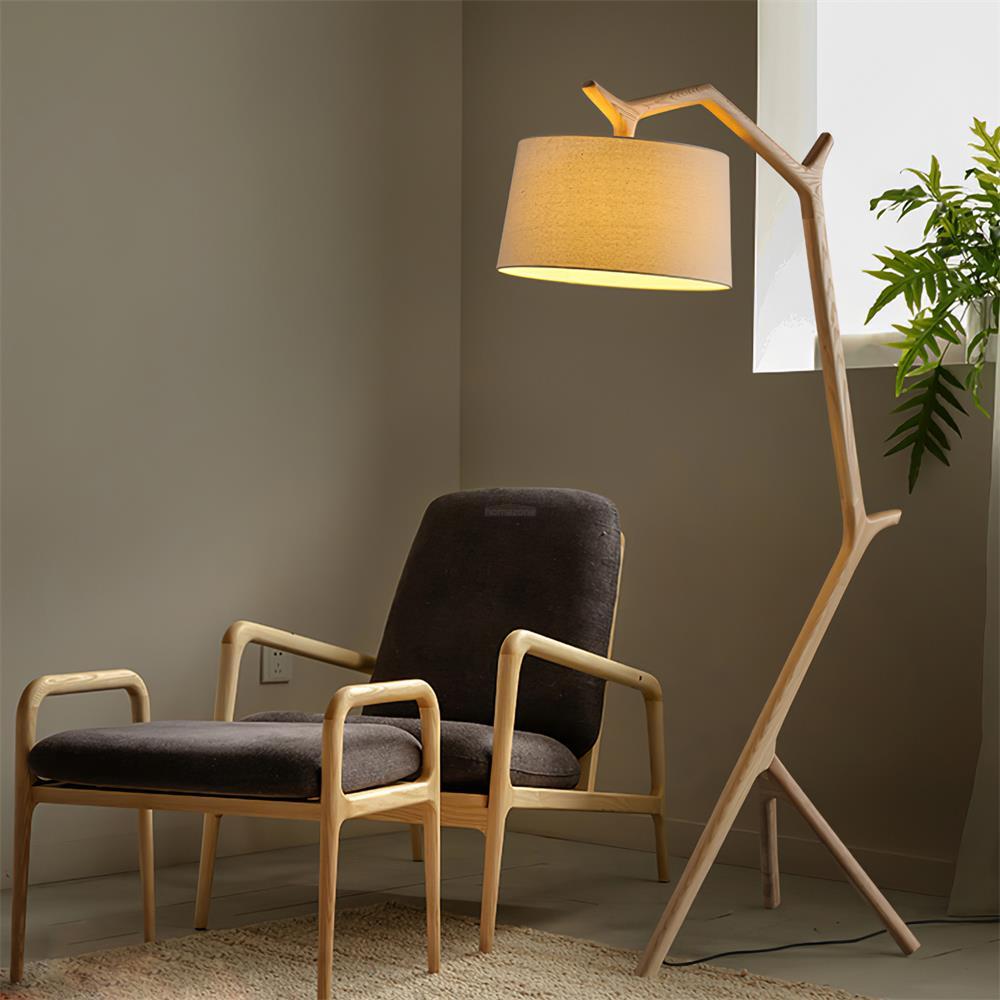 Umahi Floor Lamp  L 39.7″ - Fabric-1-Luxehomezone