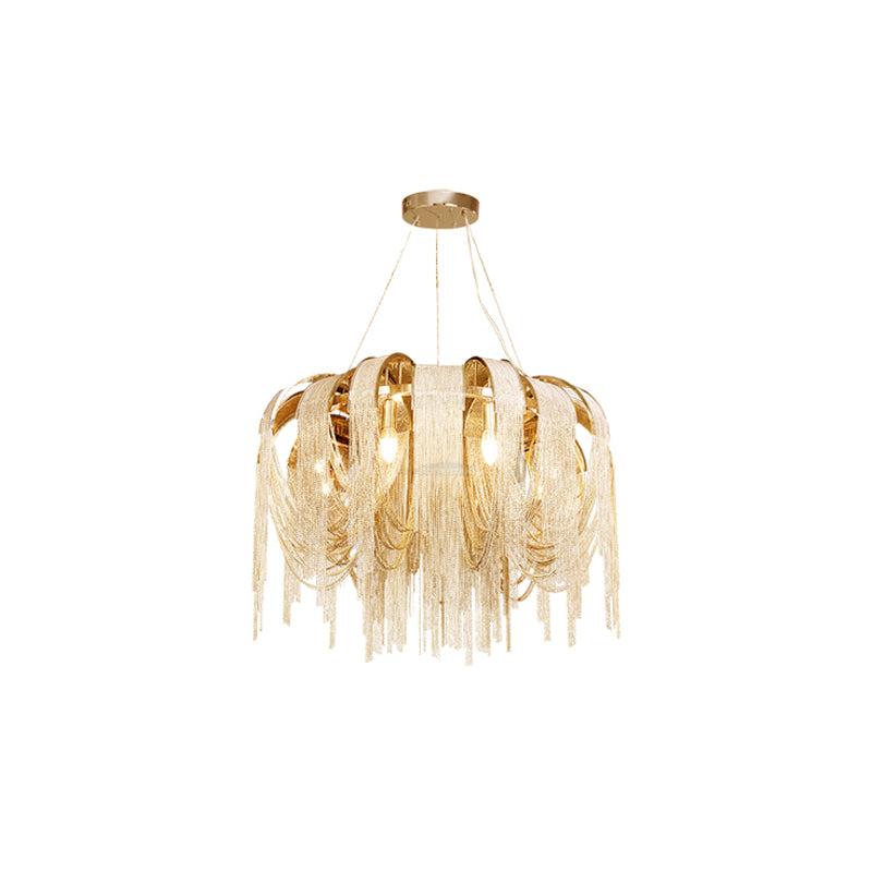 Length Chains Chandelier ∅ 23.6″ - Tassel-1-Luxehomezone