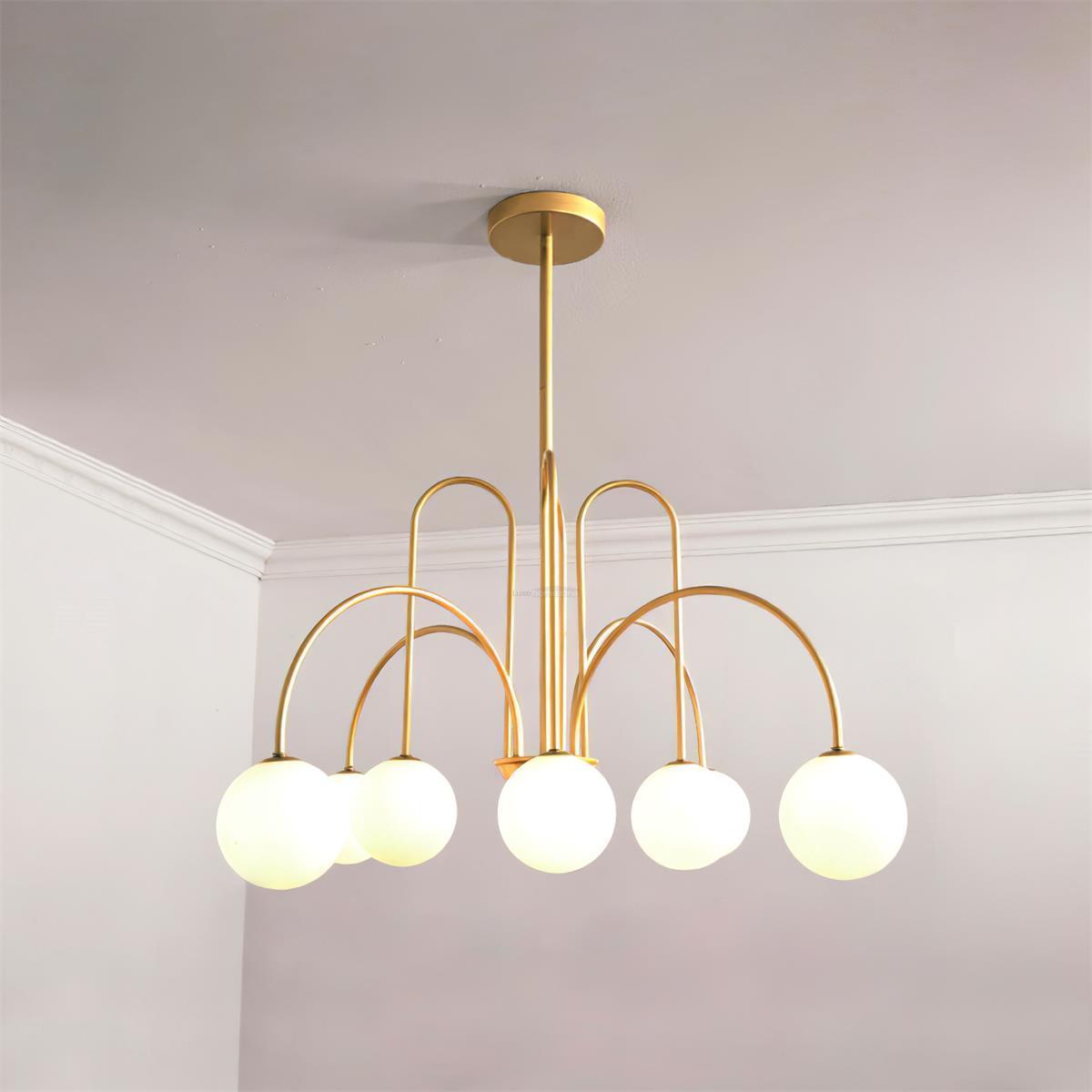 Delaney Chandelier with 6/8 heads - Bend-1-Luxehomezone