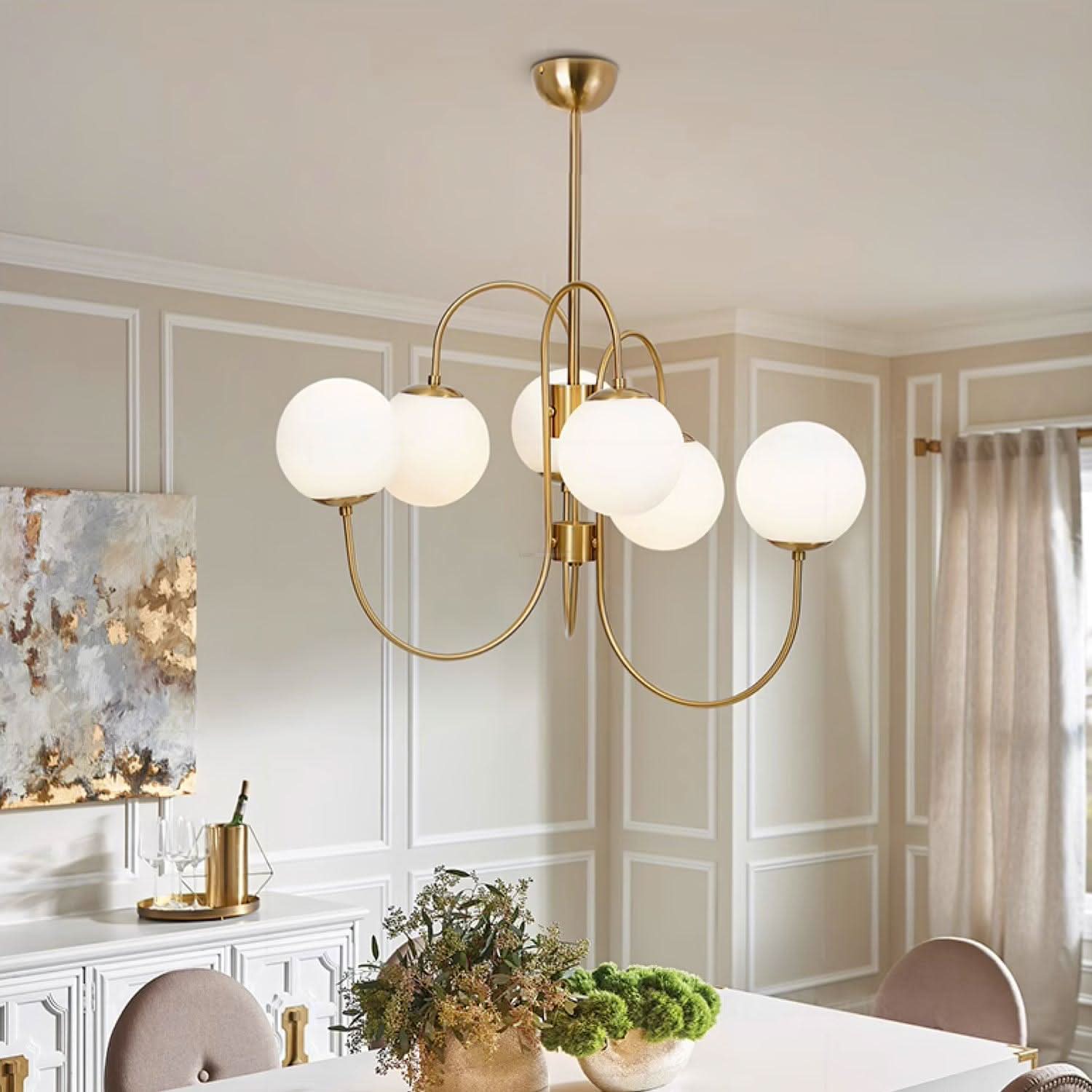 Gooseneck Chandelier ∅ 30″ - Luxehomezone