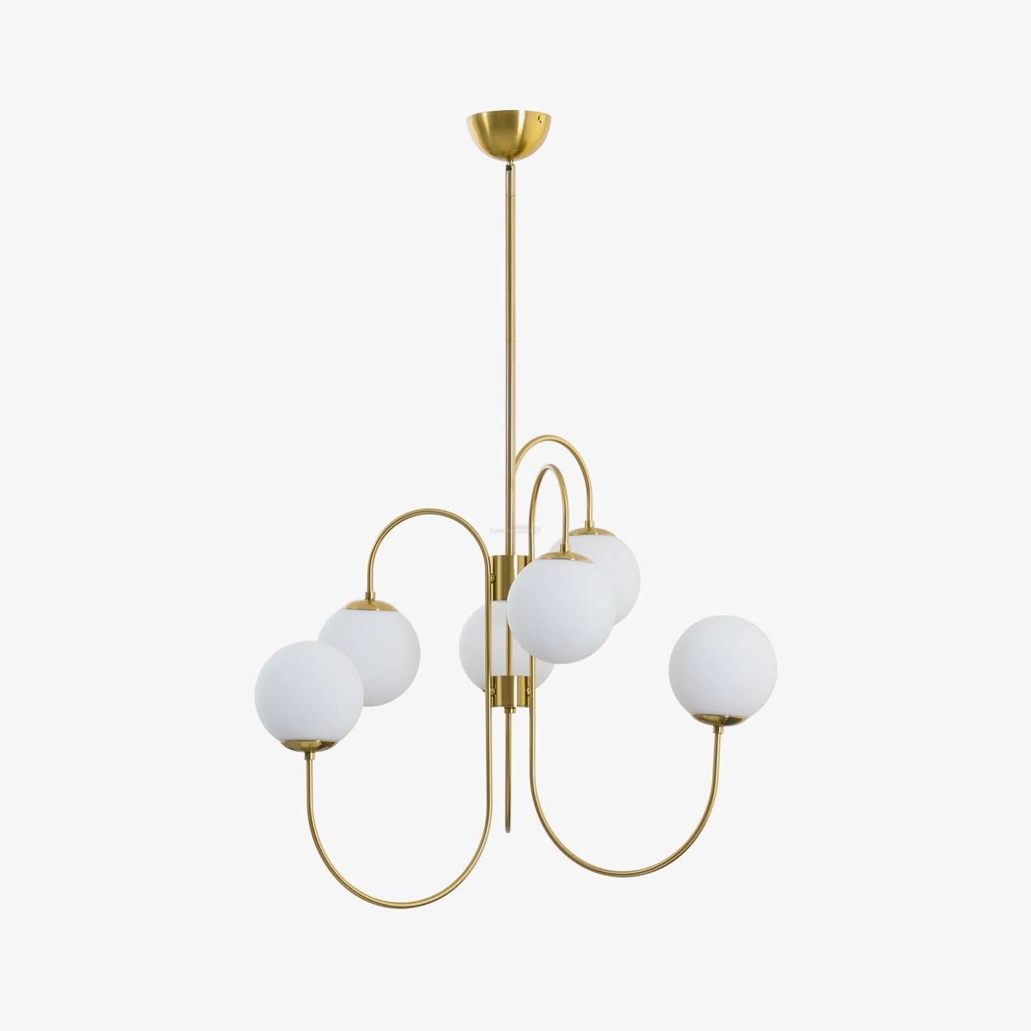 Gooseneck Chandelier ∅ 30″ - Luxehomezone