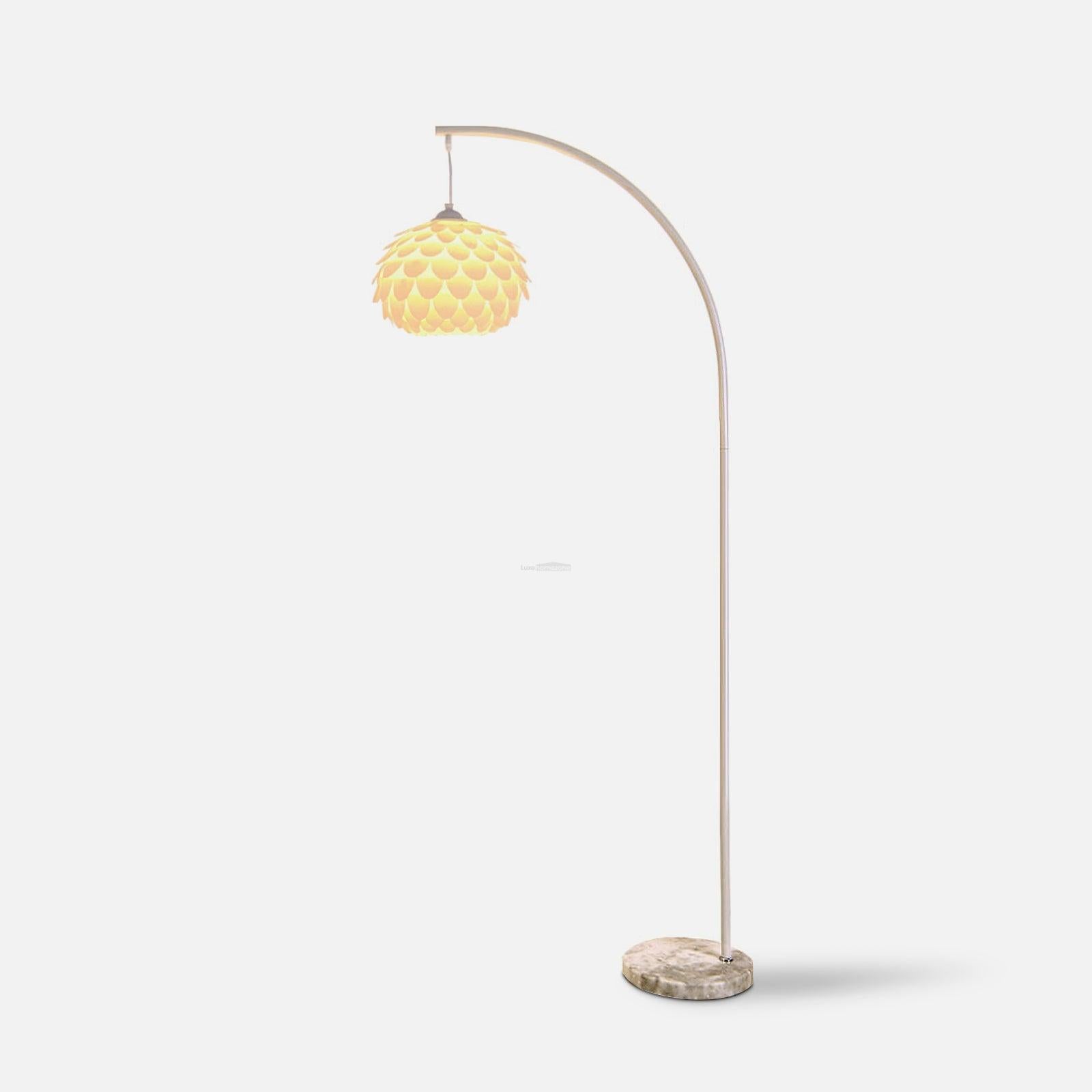 Linterna Arch Floor Lamp ∅ 27.6″ - White-1-Luxehomezone