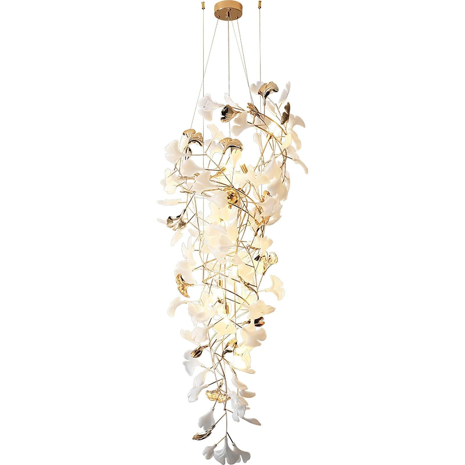 Gingko chandelier with Long Branch - Gingko, Gingko Chandelier-1-Luxehomezone