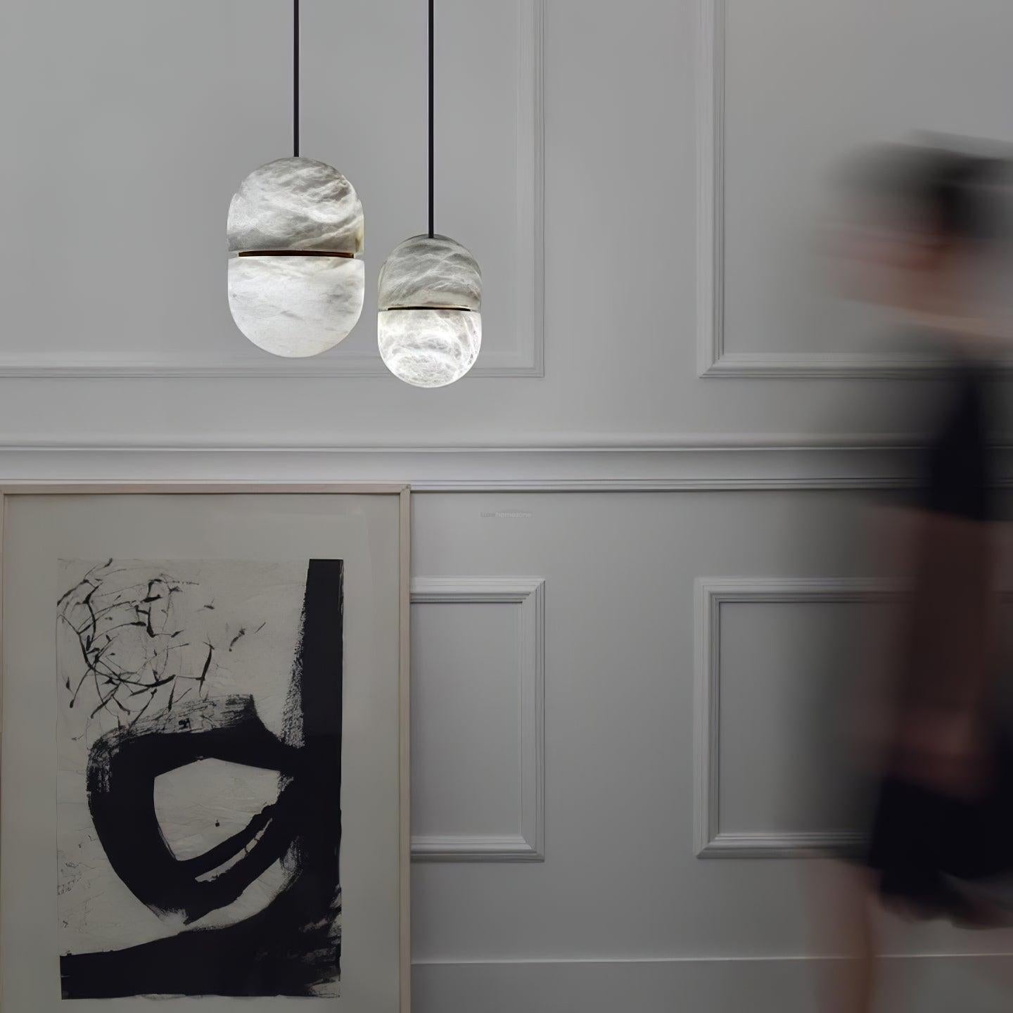 YUM Alabaster Pendant Light - Luxehomezone