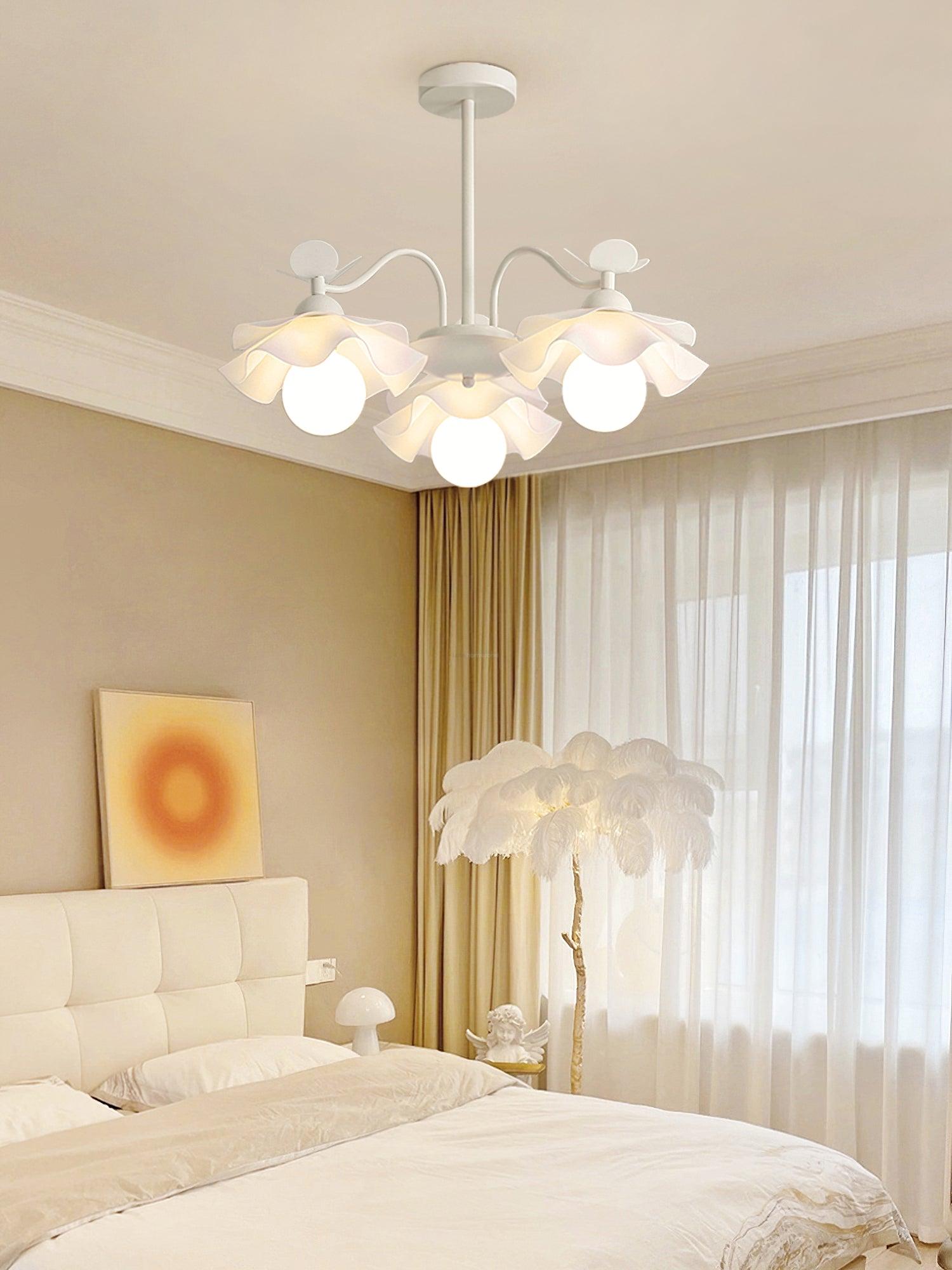 Murano Acrylic Chandelier with 3/5/8 heads - Zahara-1-Luxehomezone