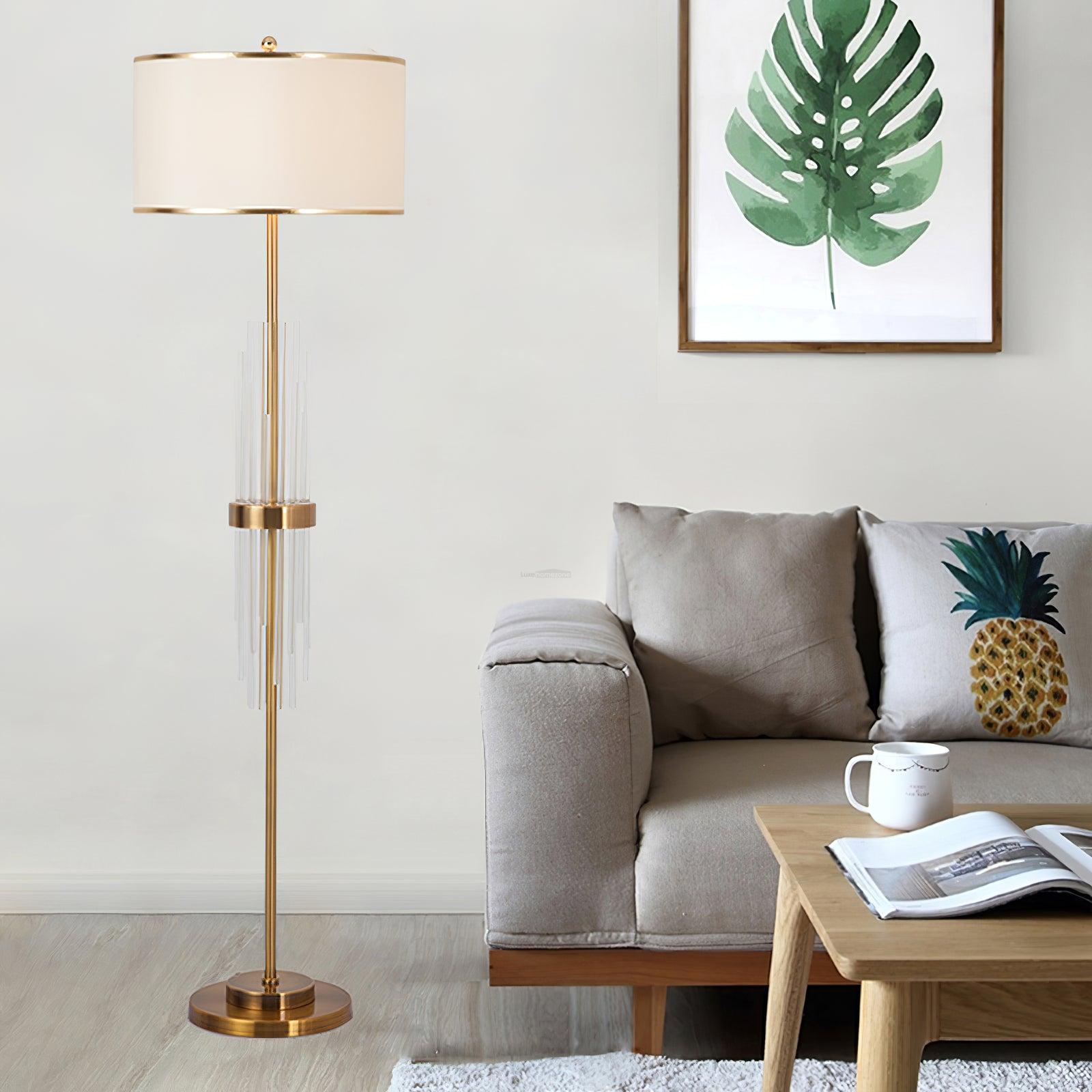 Alston Floor Lamp  ∅ 13.8″ - Geometry-1-Luxehomezone