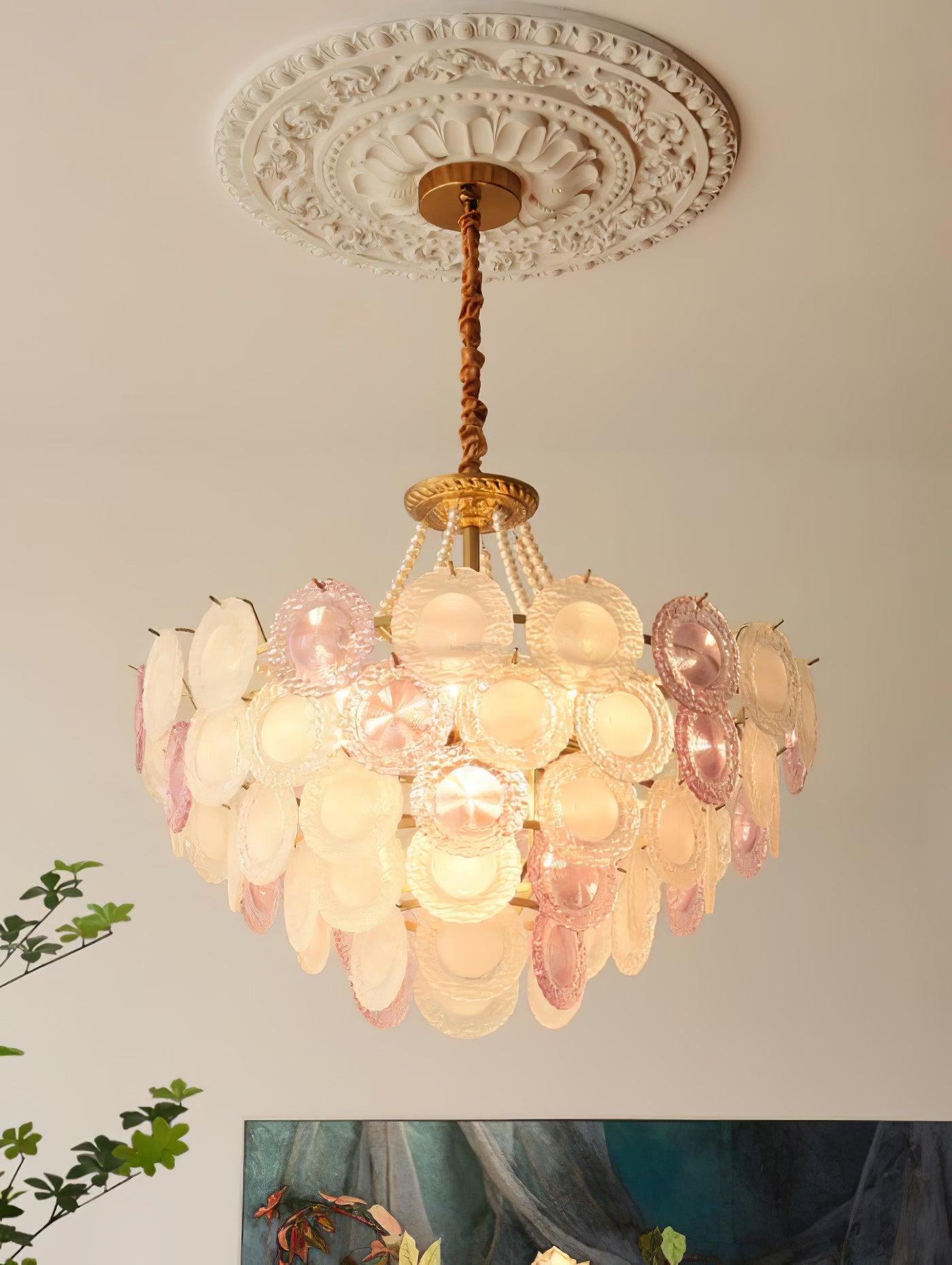 Rainbow Chandelier with Round/Long canopy - Luxehomezone