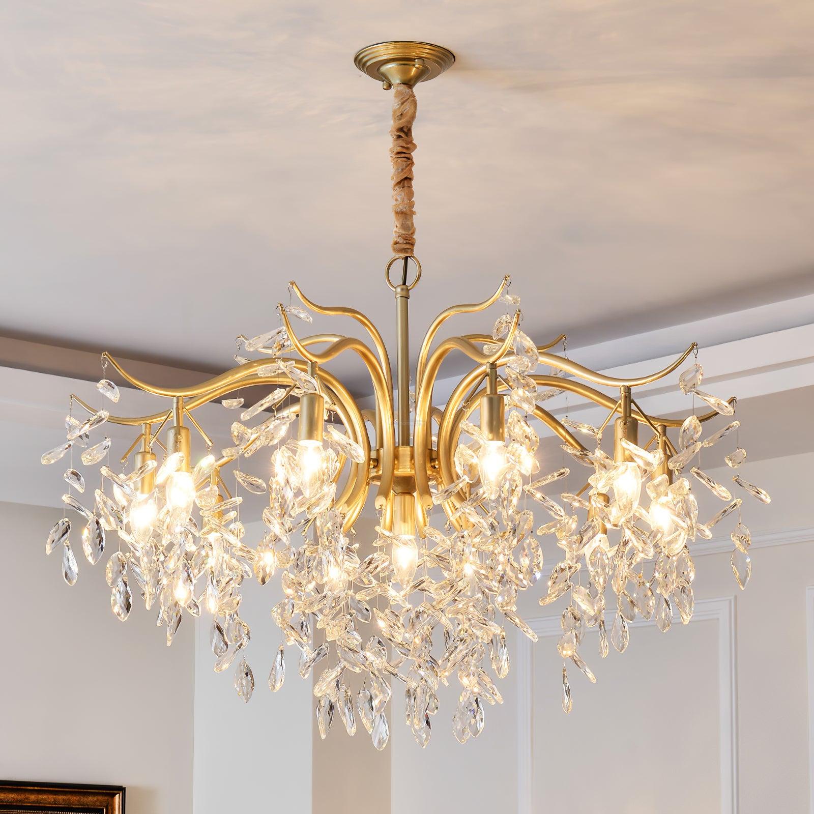 Dorale Chandelier with 7/9/11 heads - Luxehomezone