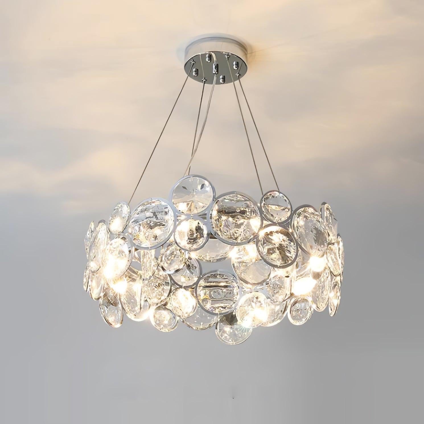 Chrome Crystal Chandelier - Crystals-1-Luxehomezone