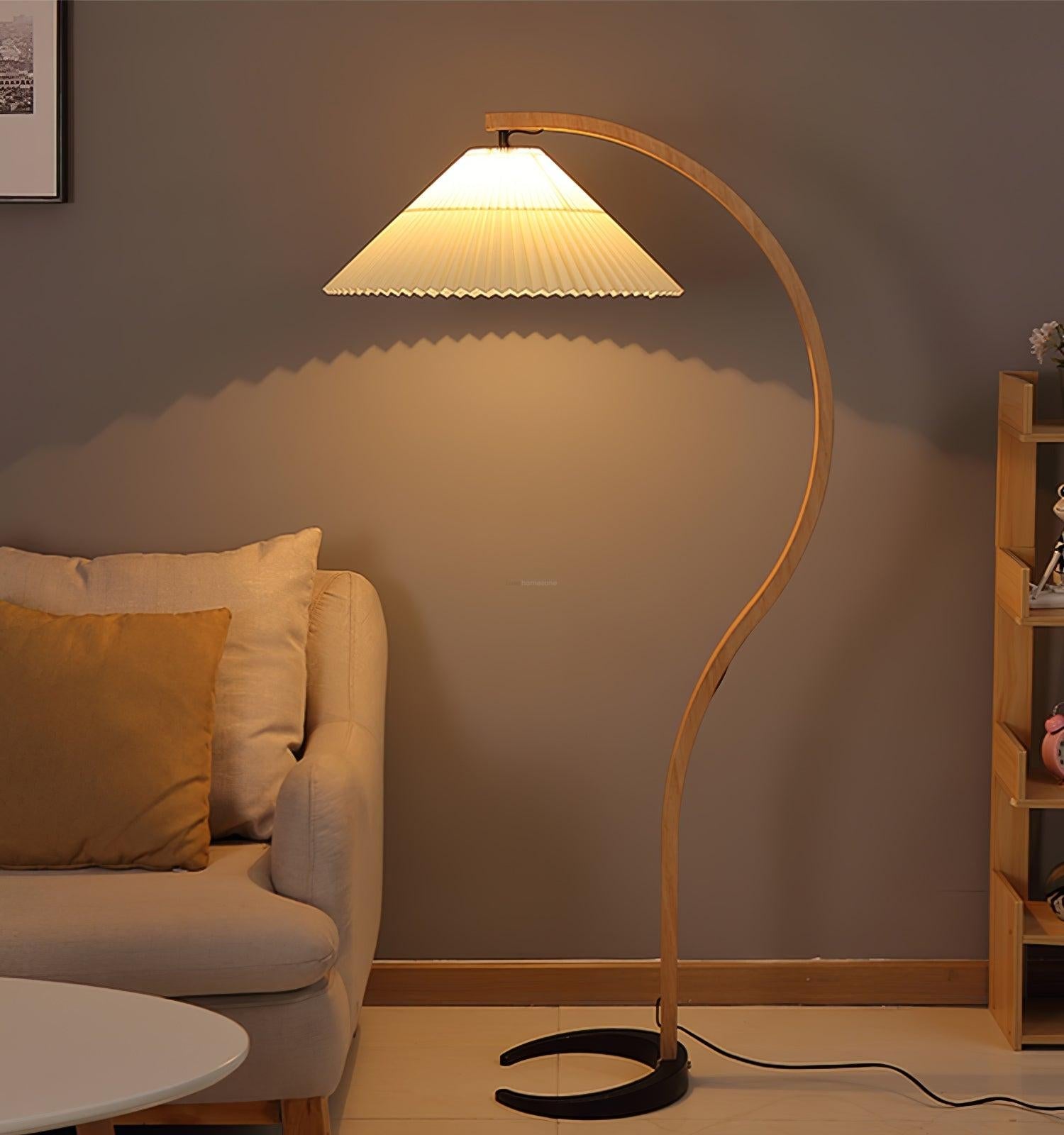 Caprany Floor Lamp - Drapery-1-Luxehomezone