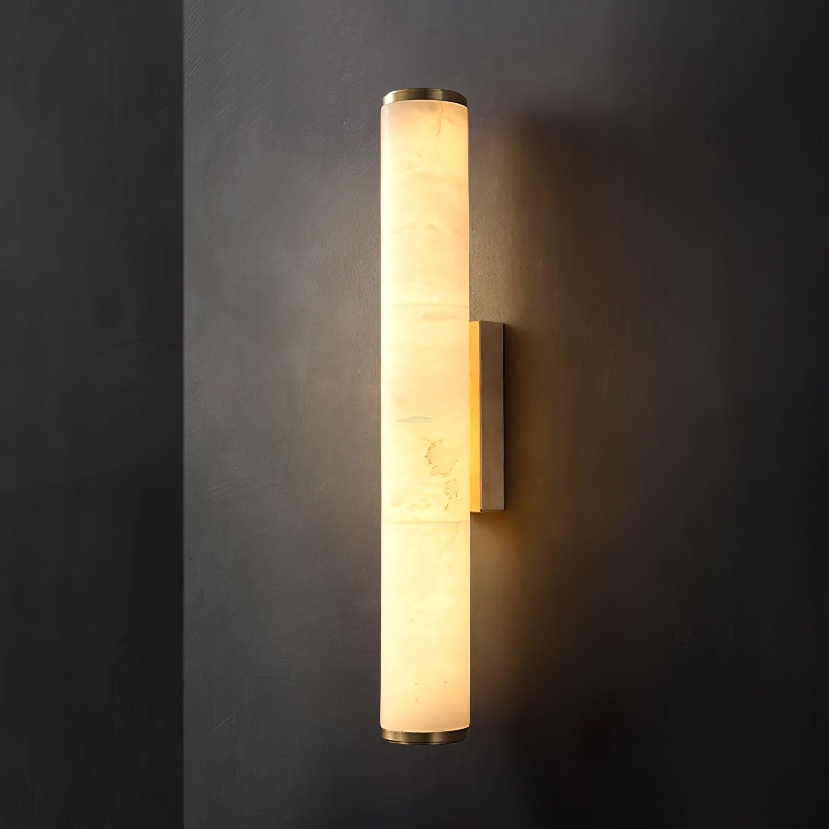 Callisto Wall Sconce Alabaster - Alabaster, Alabaster Wall Lamp-1-Luxehomezone