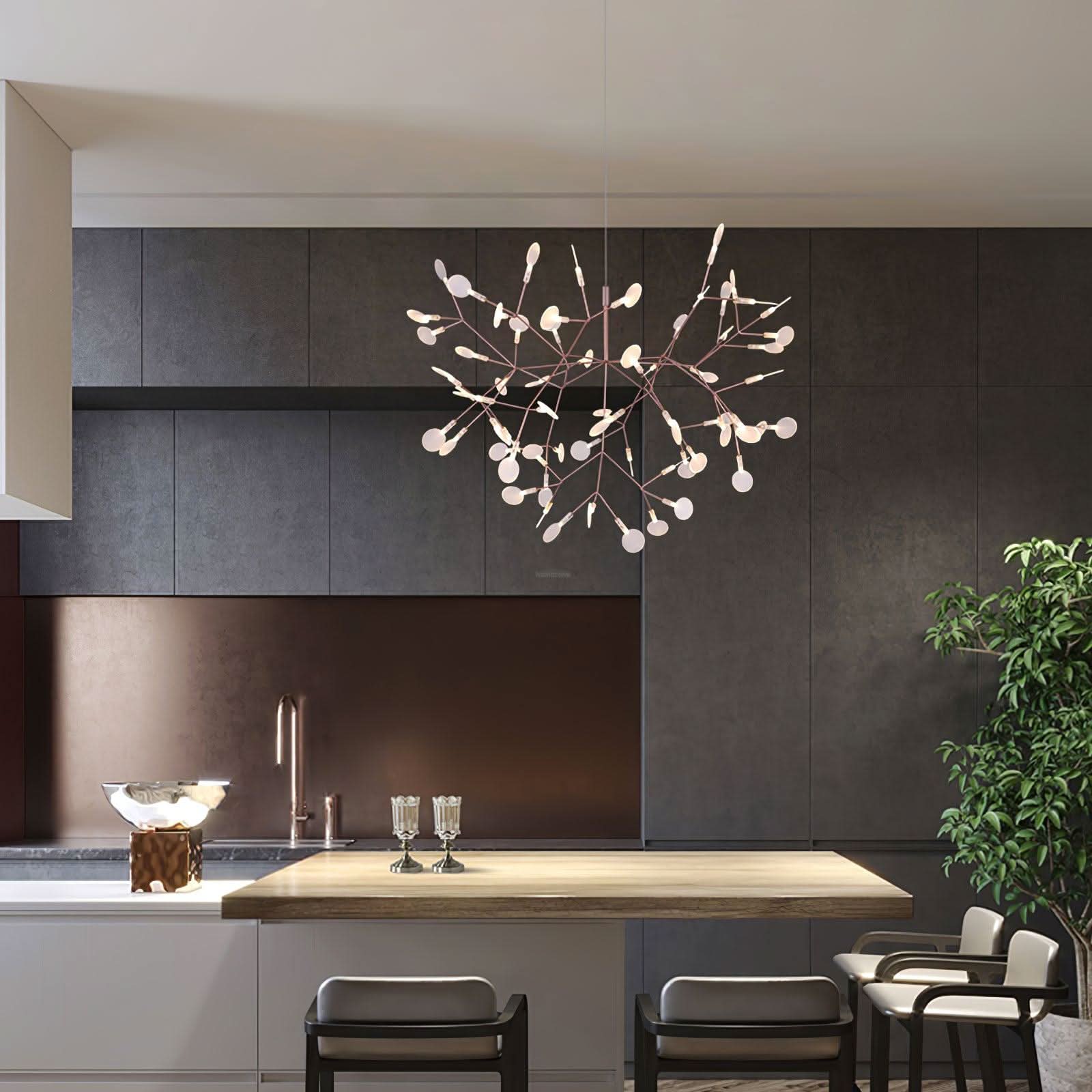 Rose Gold Firefly Chandelier - Luxehomezone