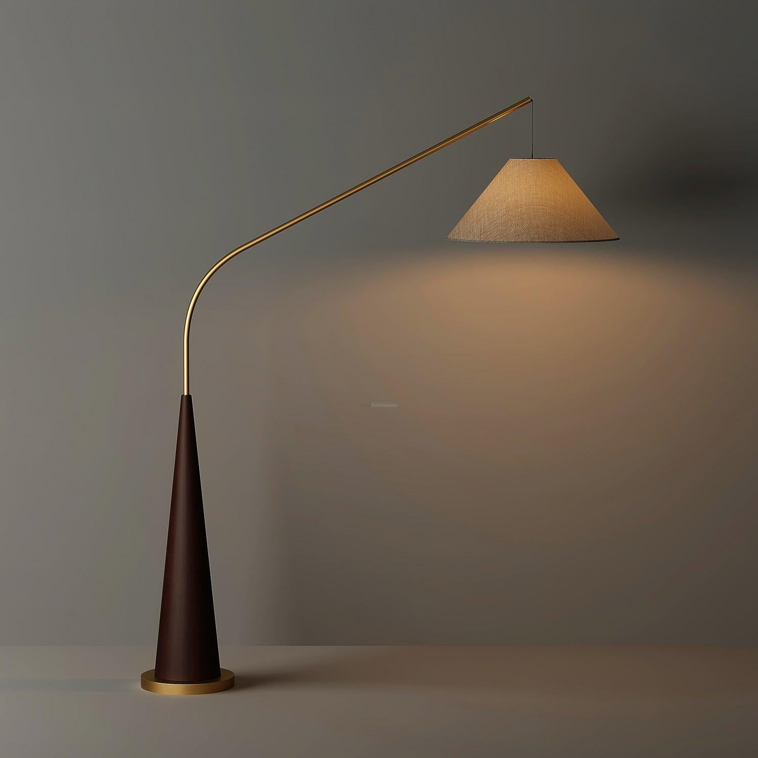 Gibson Arc Floor Lamp L 59.1″ - Bent-1-Luxehomezone